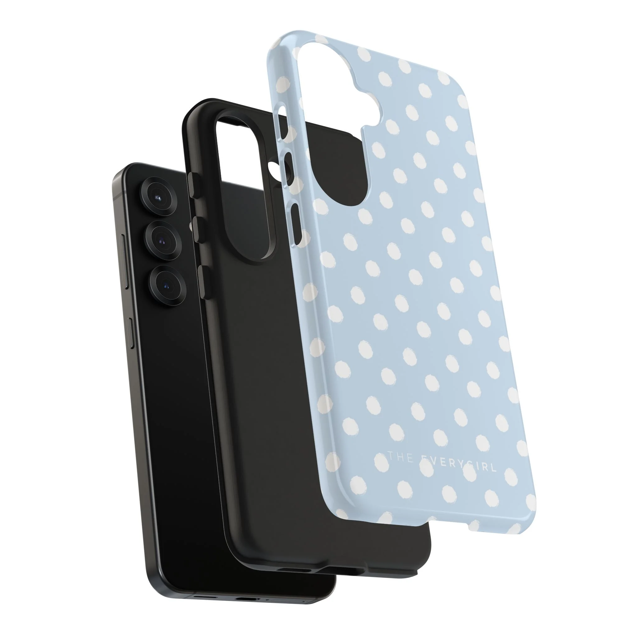 Blue & White Polka Dots Phone Case - Image 103