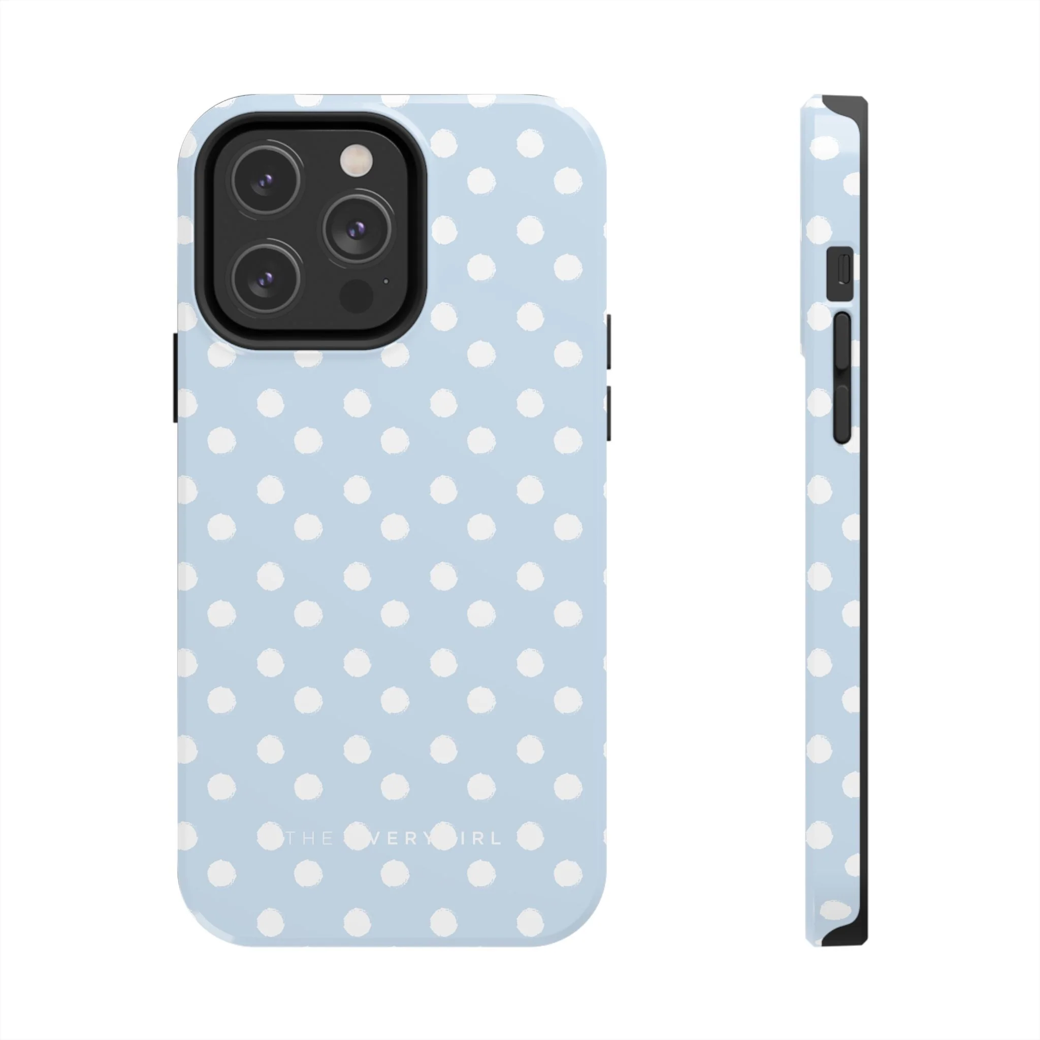 Blue & White Polka Dots Phone Case - Image 14