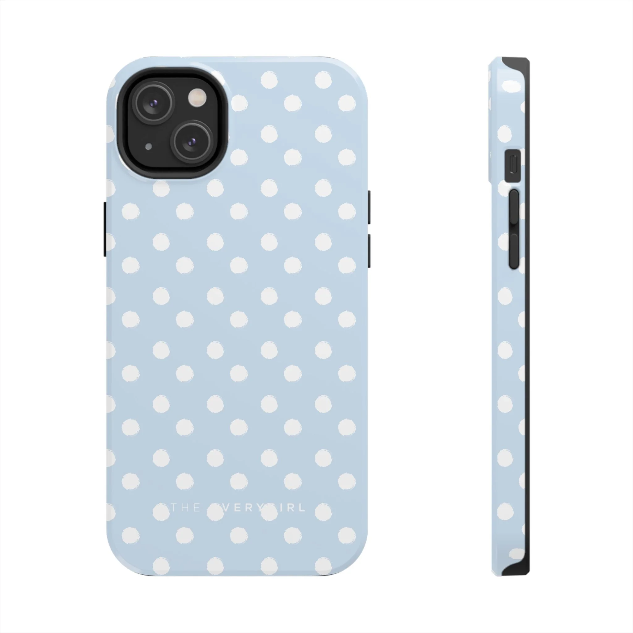 Blue & White Polka Dots Phone Case - Image 15