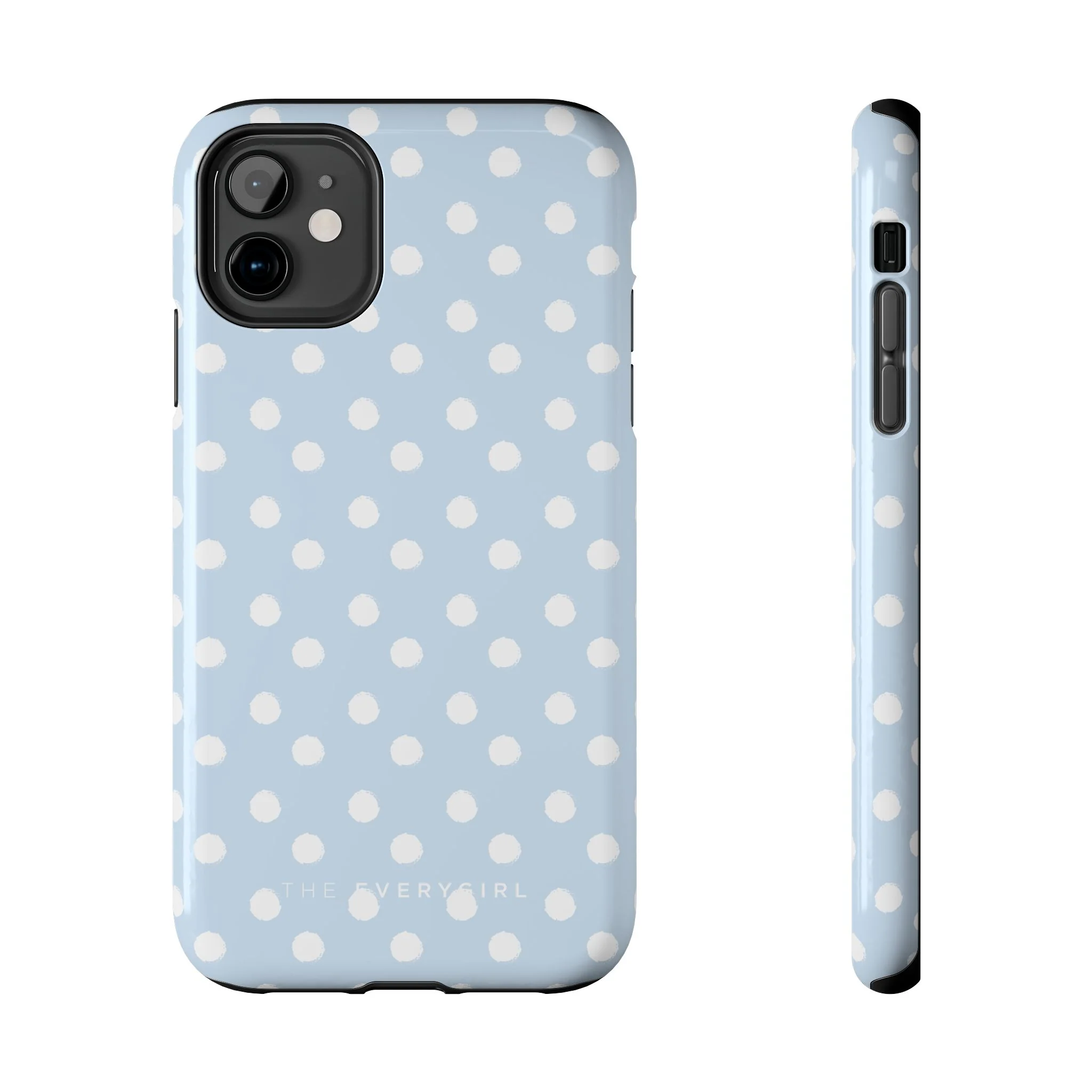 Blue & White Polka Dots Phone Case - Image 33