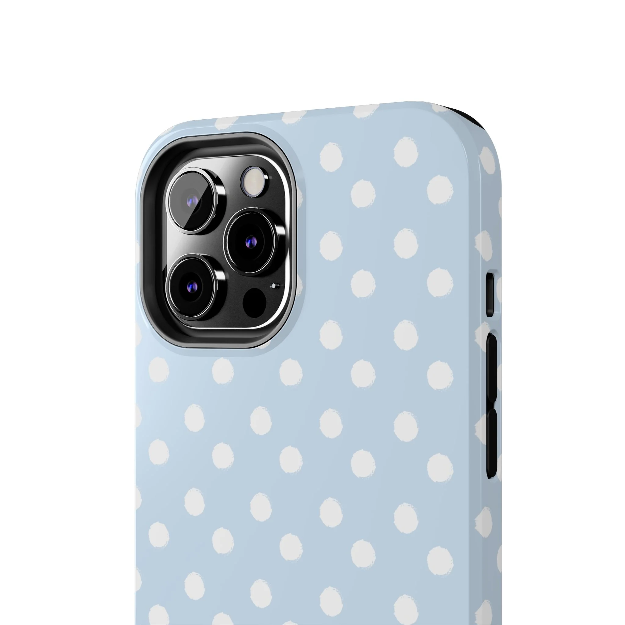 Blue & White Polka Dots Phone Case - Image 53