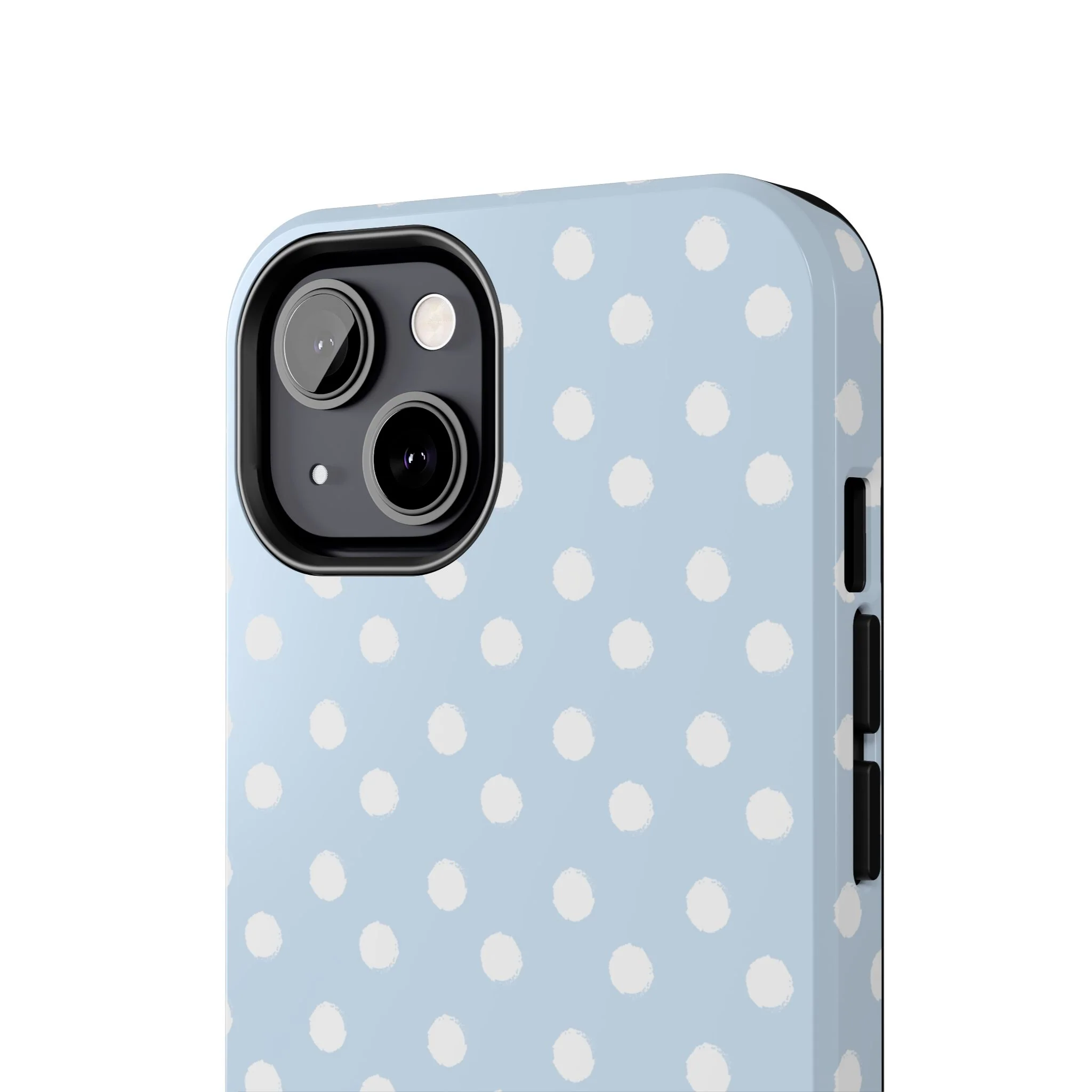 Blue & White Polka Dots Phone Case - Image 56