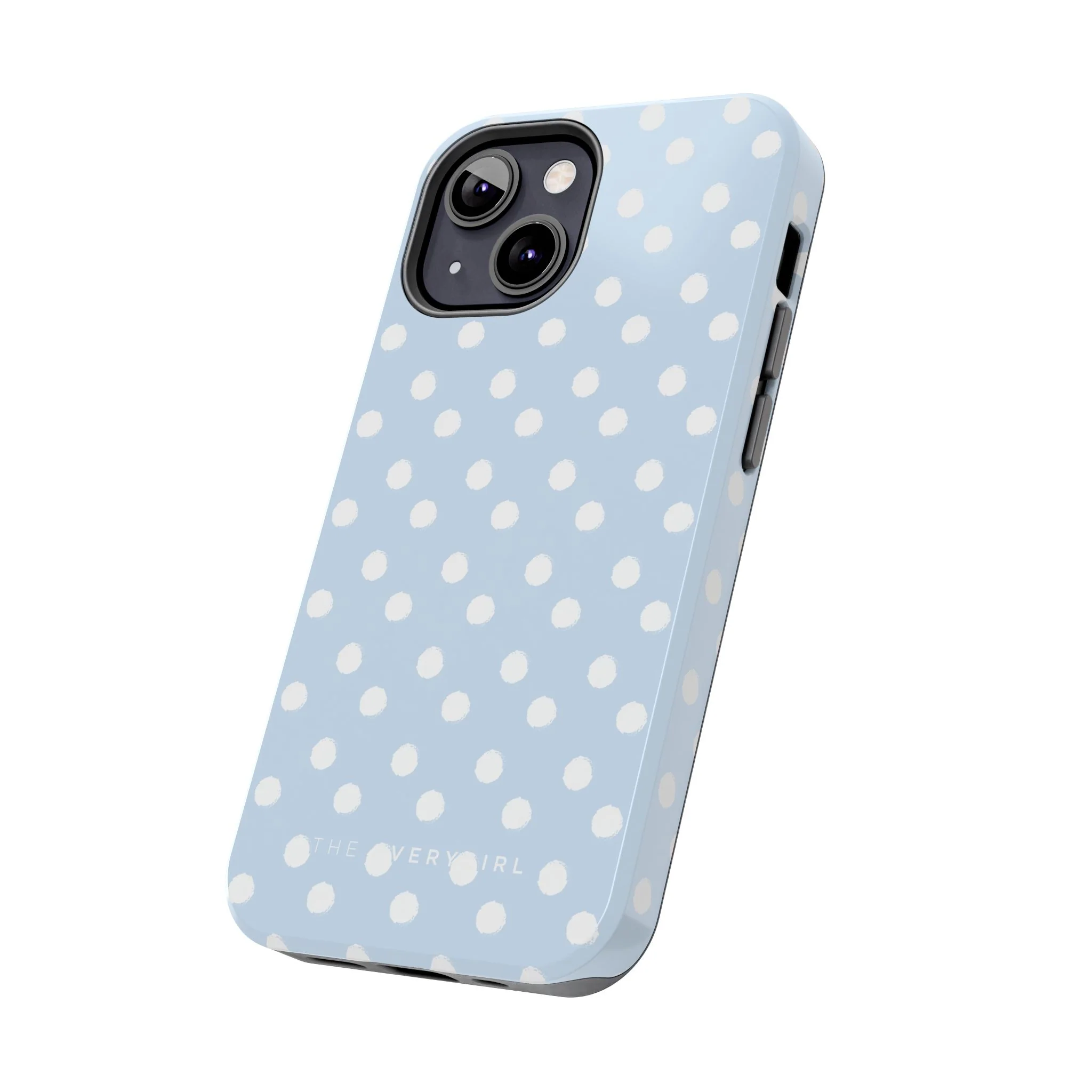 Blue & White Polka Dots Phone Case - Image 58