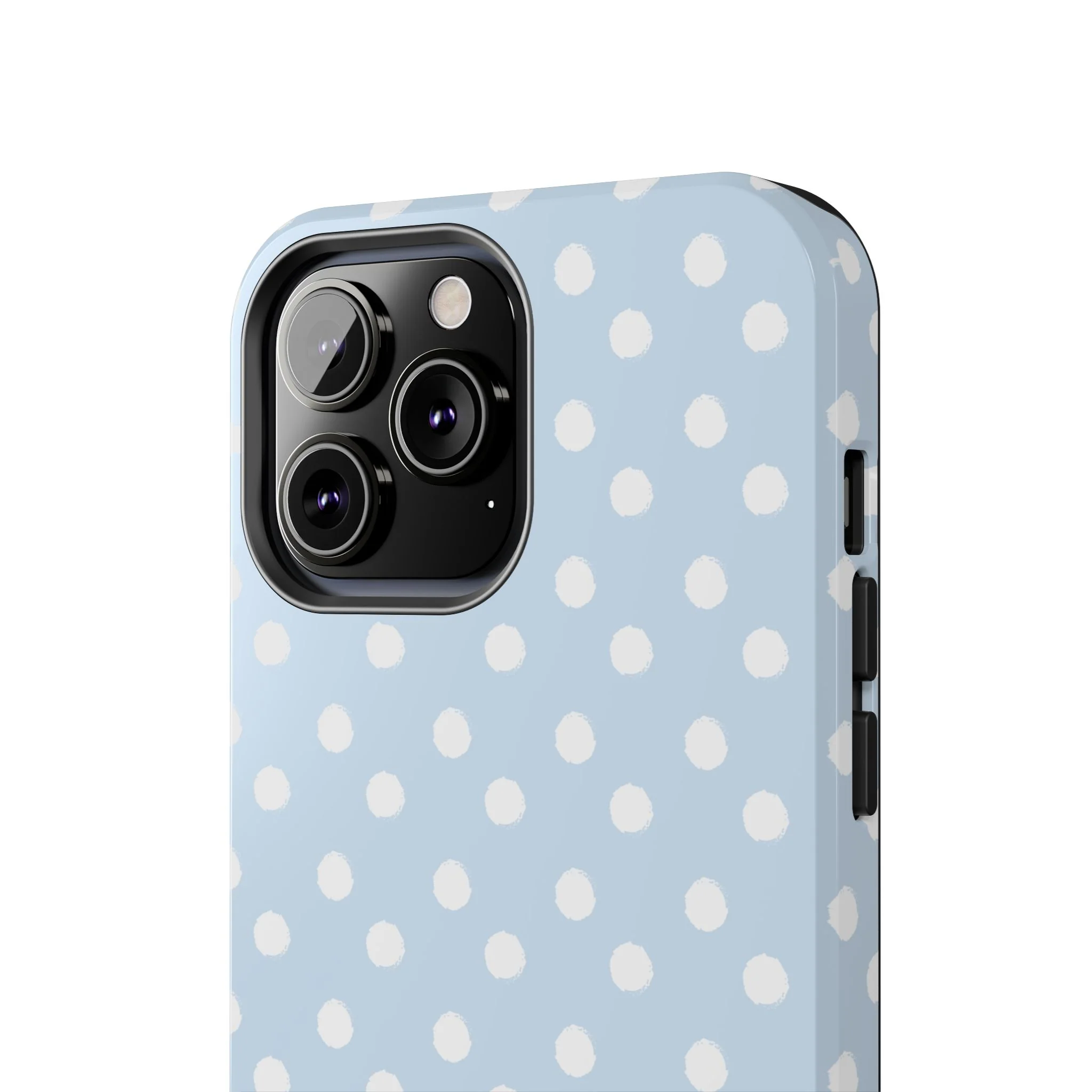 Blue & White Polka Dots Phone Case - Image 65
