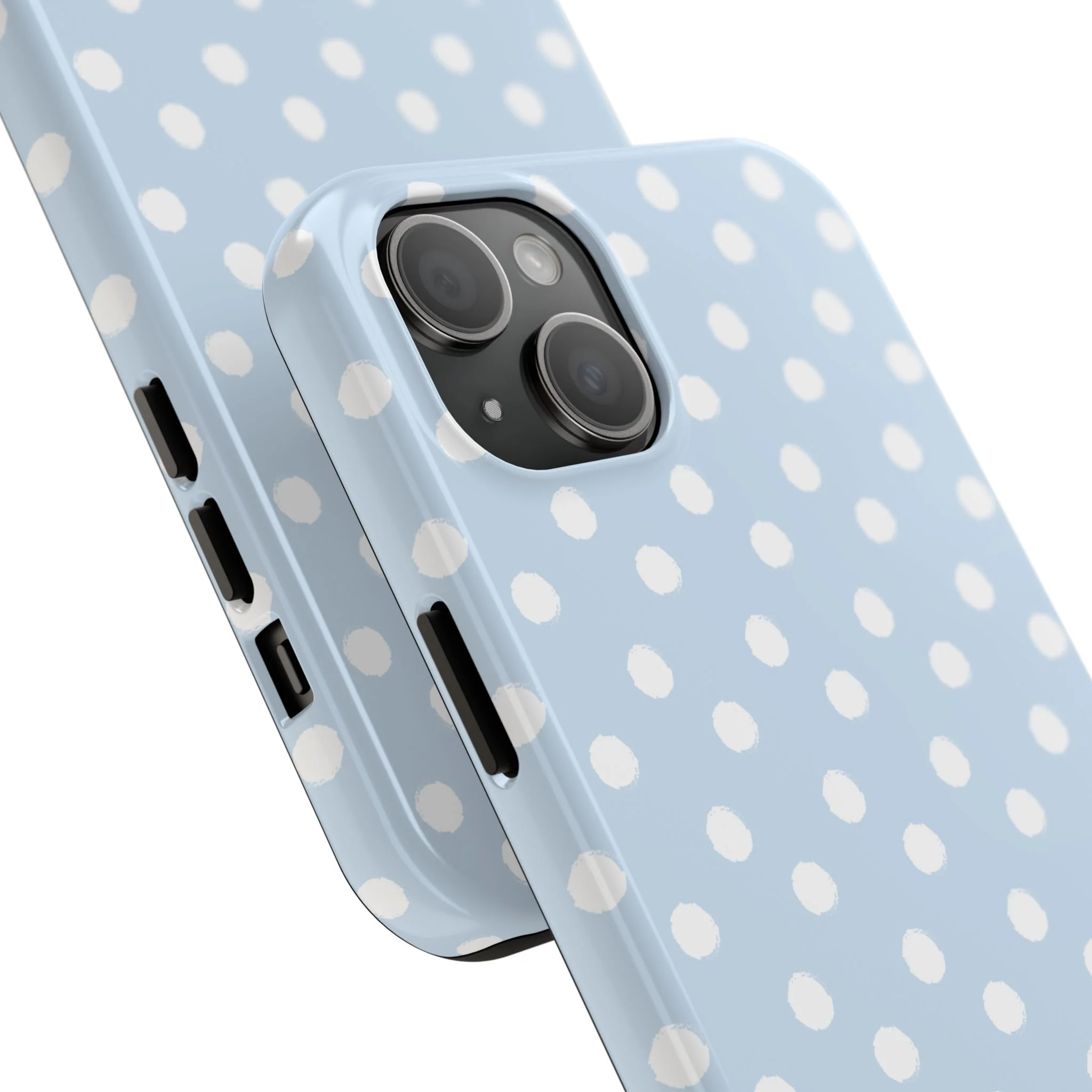Blue & White Polka Dots Phone Case - Image 76