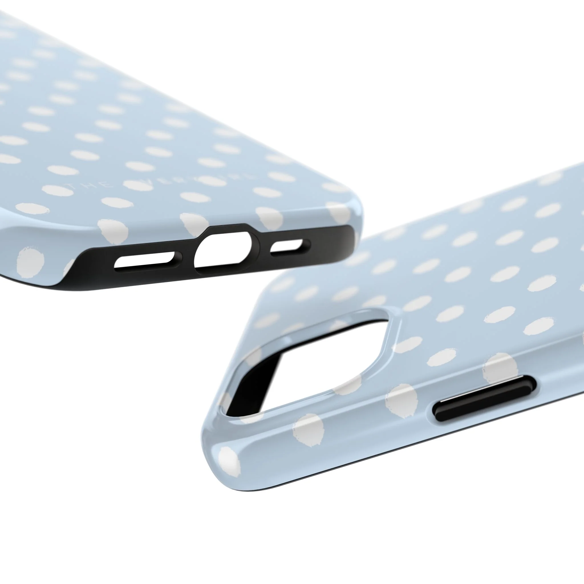 Blue & White Polka Dots Phone Case - Image 77