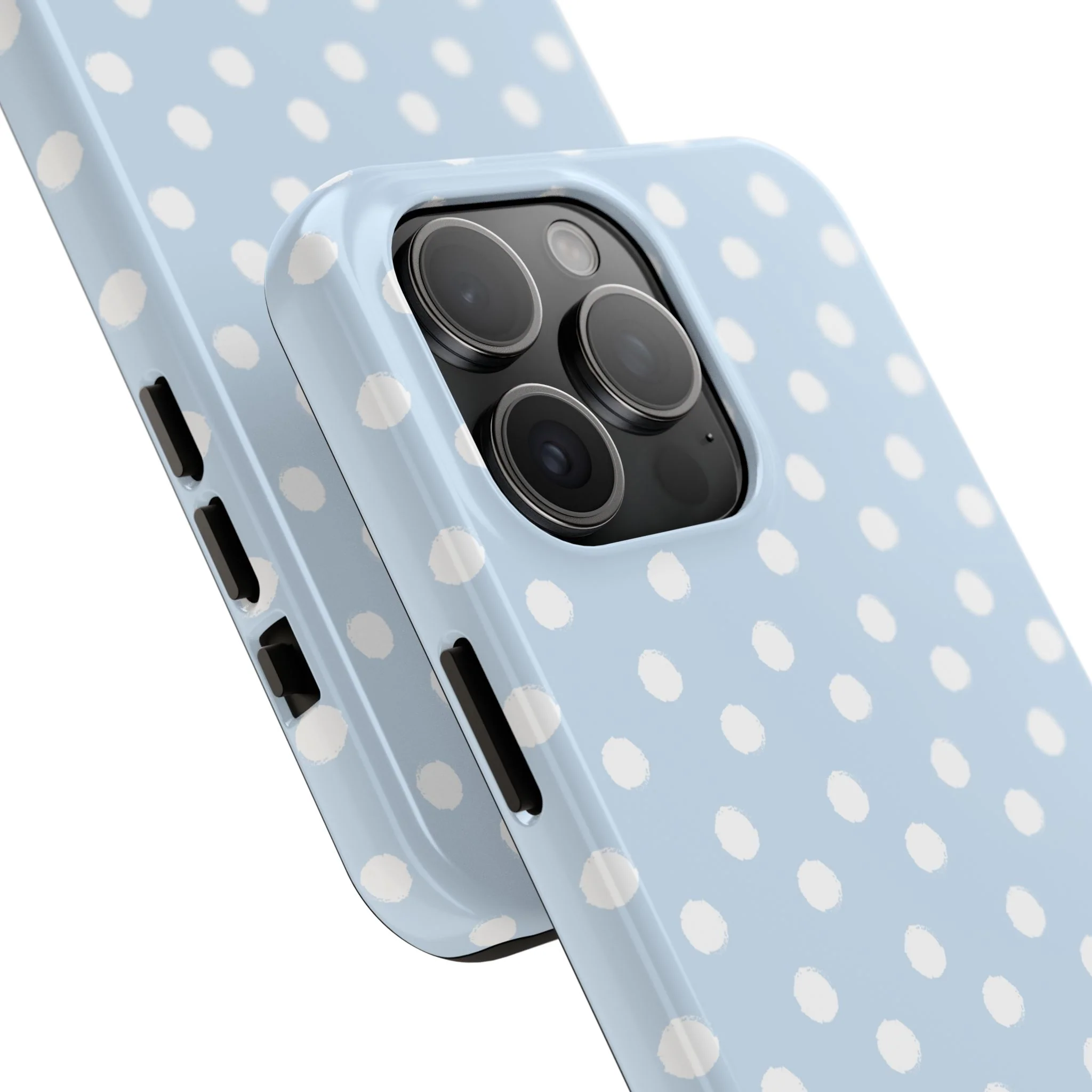 Blue & White Polka Dots Phone Case - Image 79