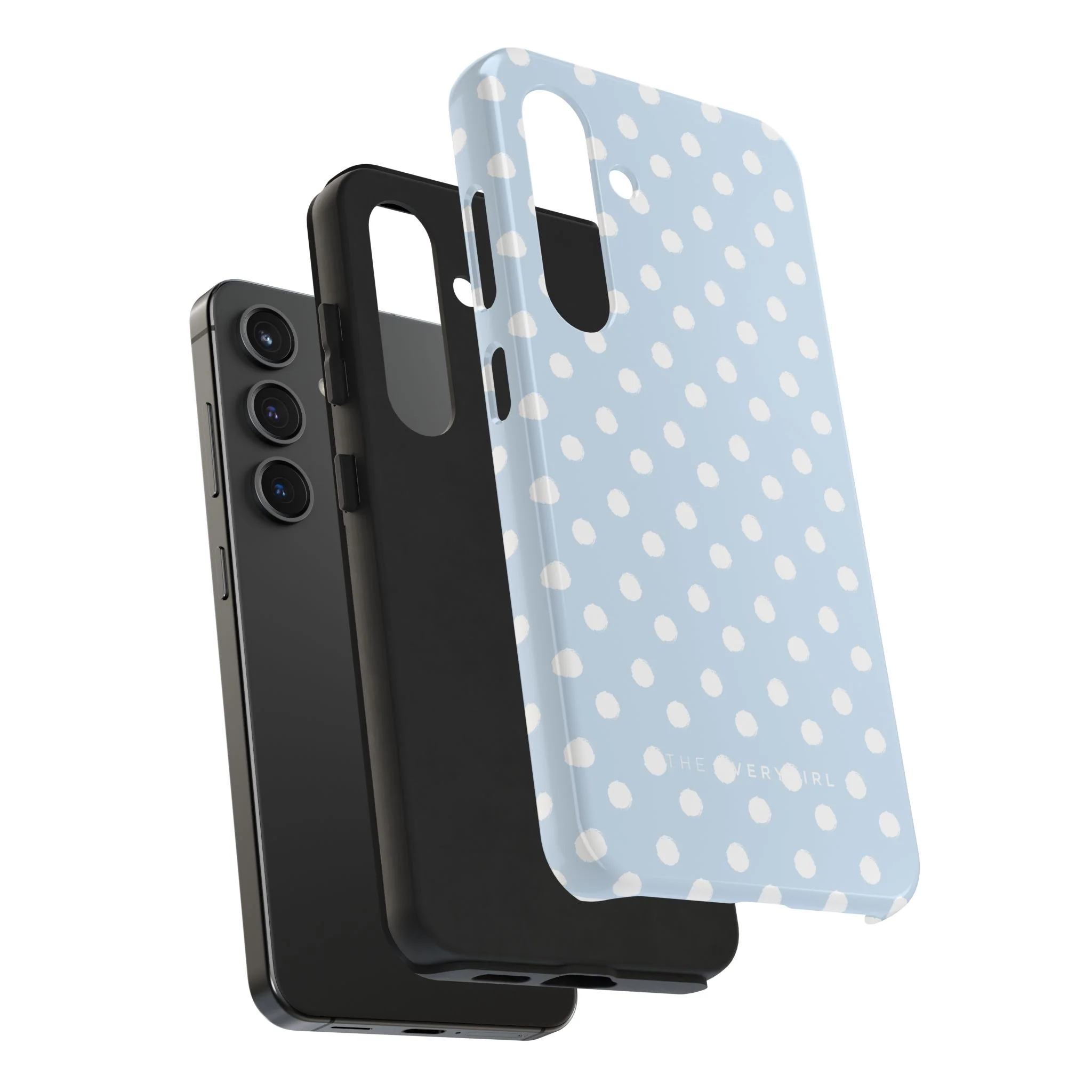 Blue & White Polka Dots Phone Case - Image 84