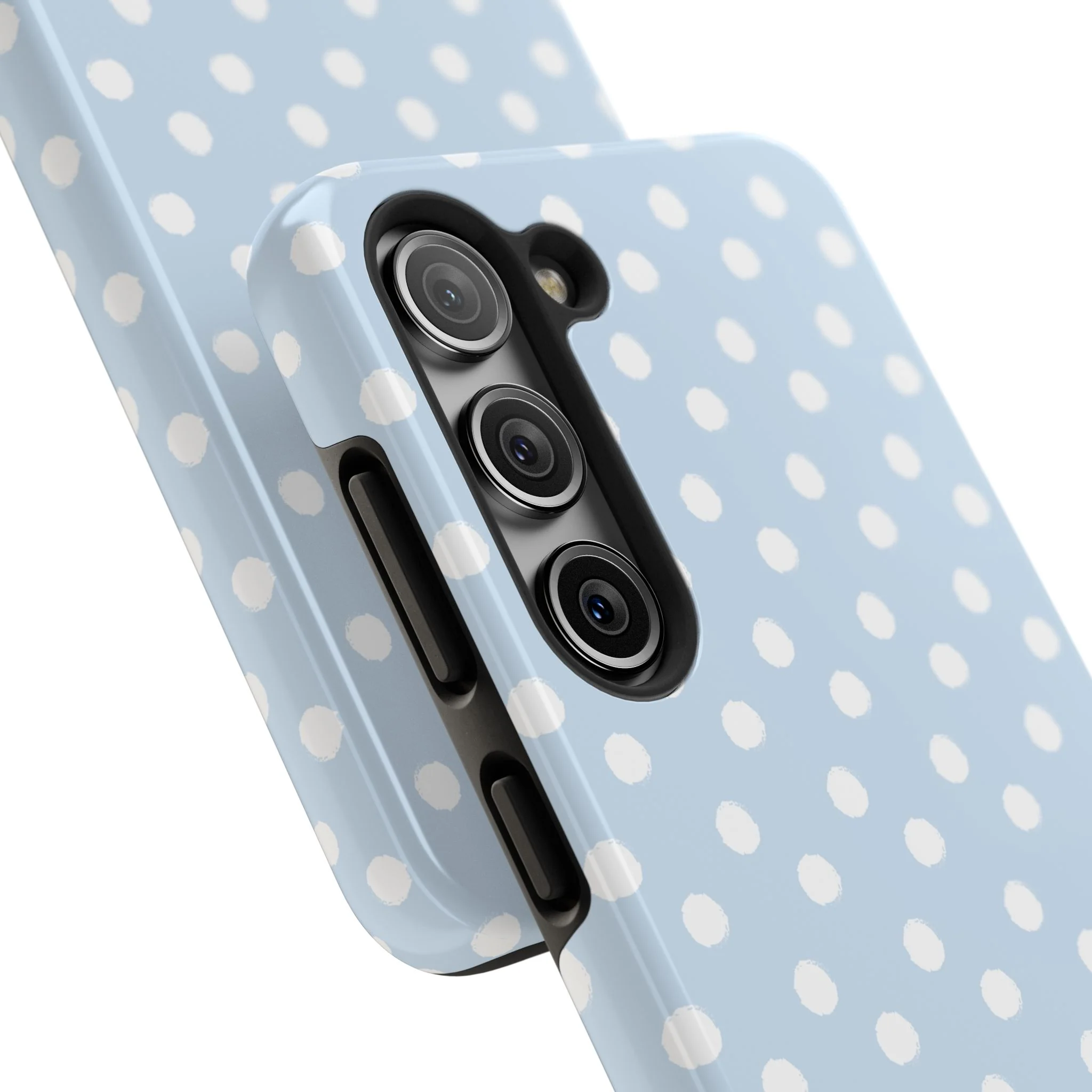 Blue & White Polka Dots Phone Case - Image 85