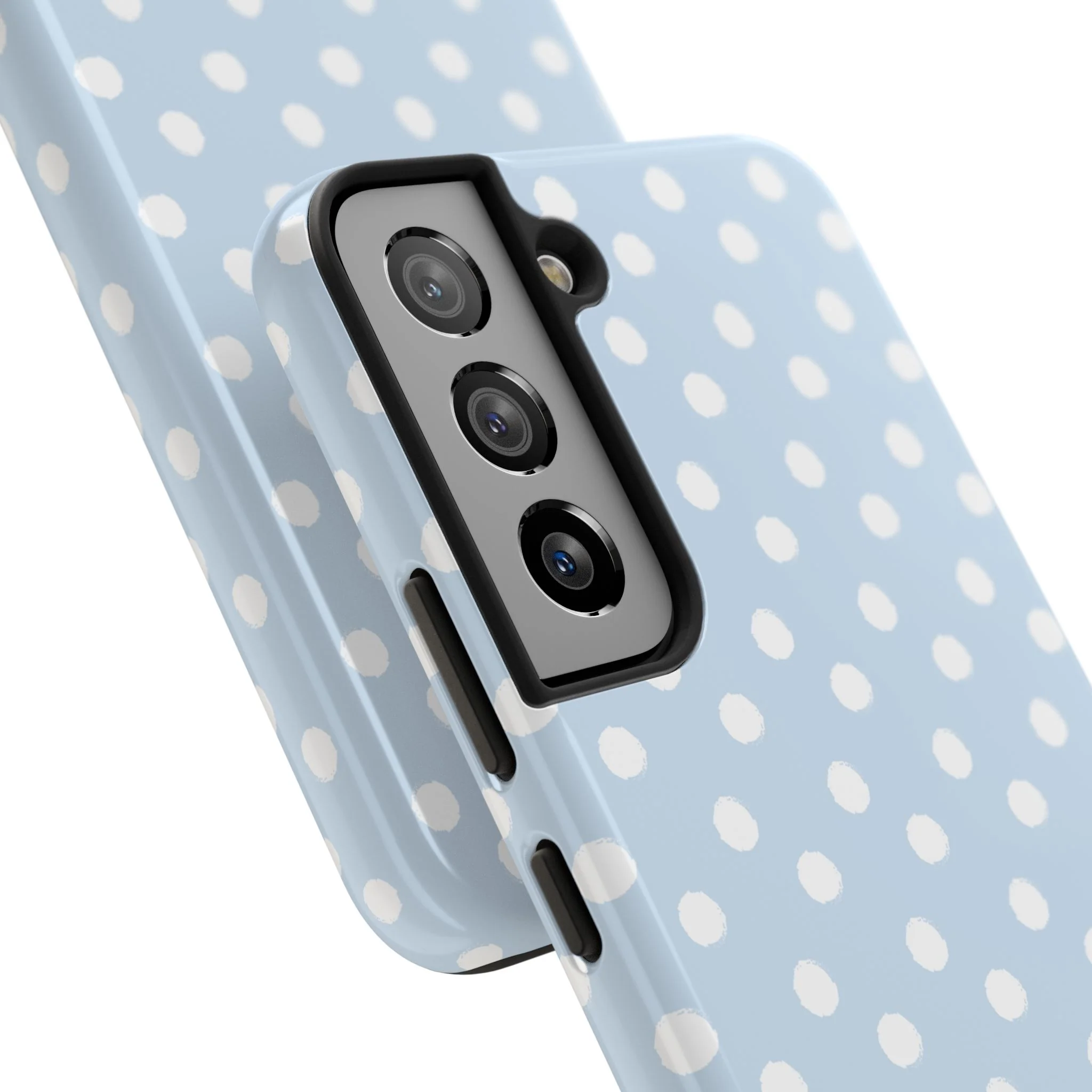 Blue & White Polka Dots Phone Case - Image 88