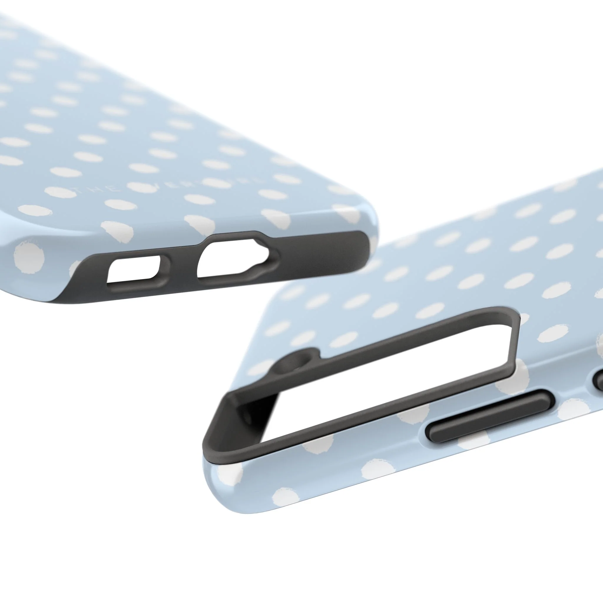 Blue & White Polka Dots Phone Case - Image 89