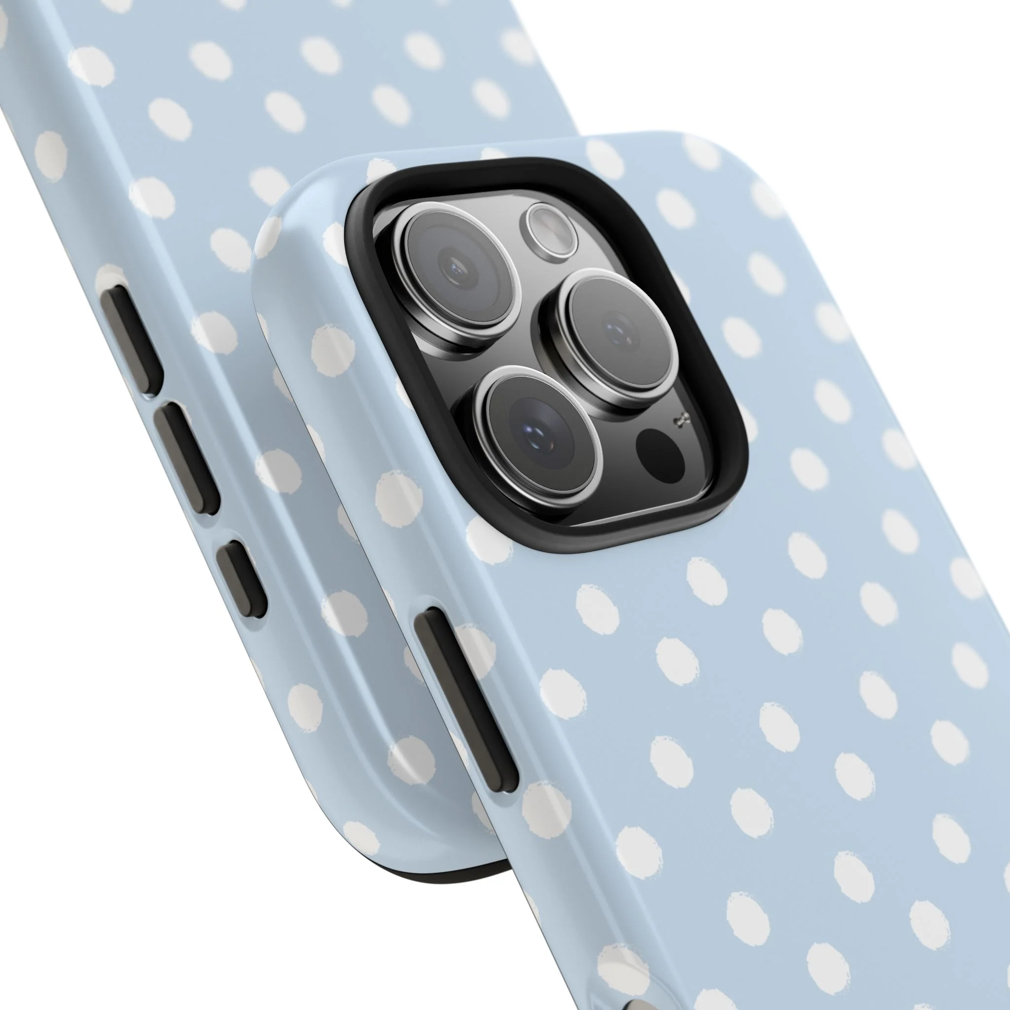 Blue & White Polka Dots Phone Case - Image 94
