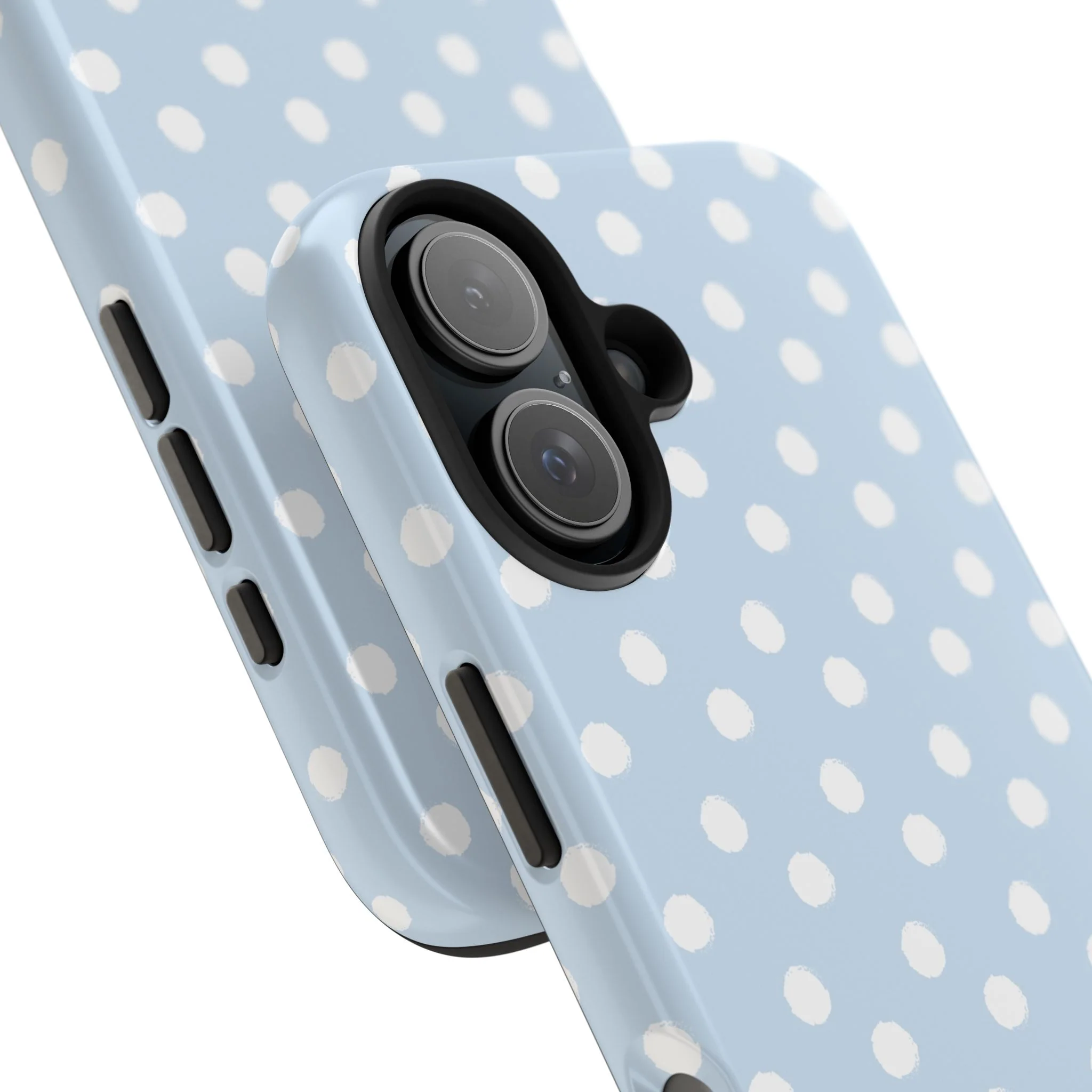 Blue & White Polka Dots Phone Case - Image 98