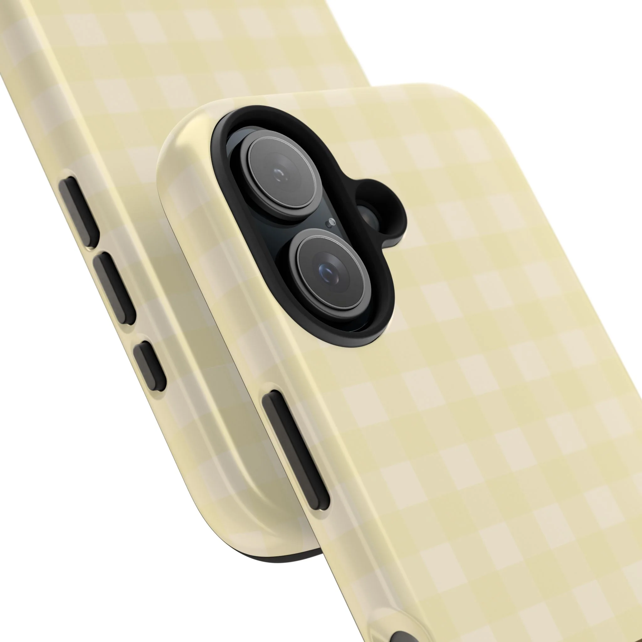 Customizable Yellow Gingham Phone Case - Image 21