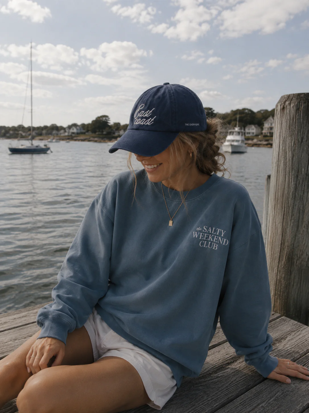 East Coast – Blue Washed Cap - Image 6