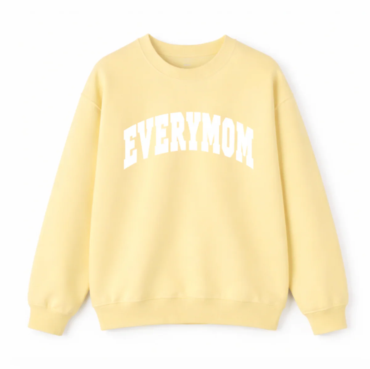 Everymom Spring Yellow Lightweight Sweatshirt Regular