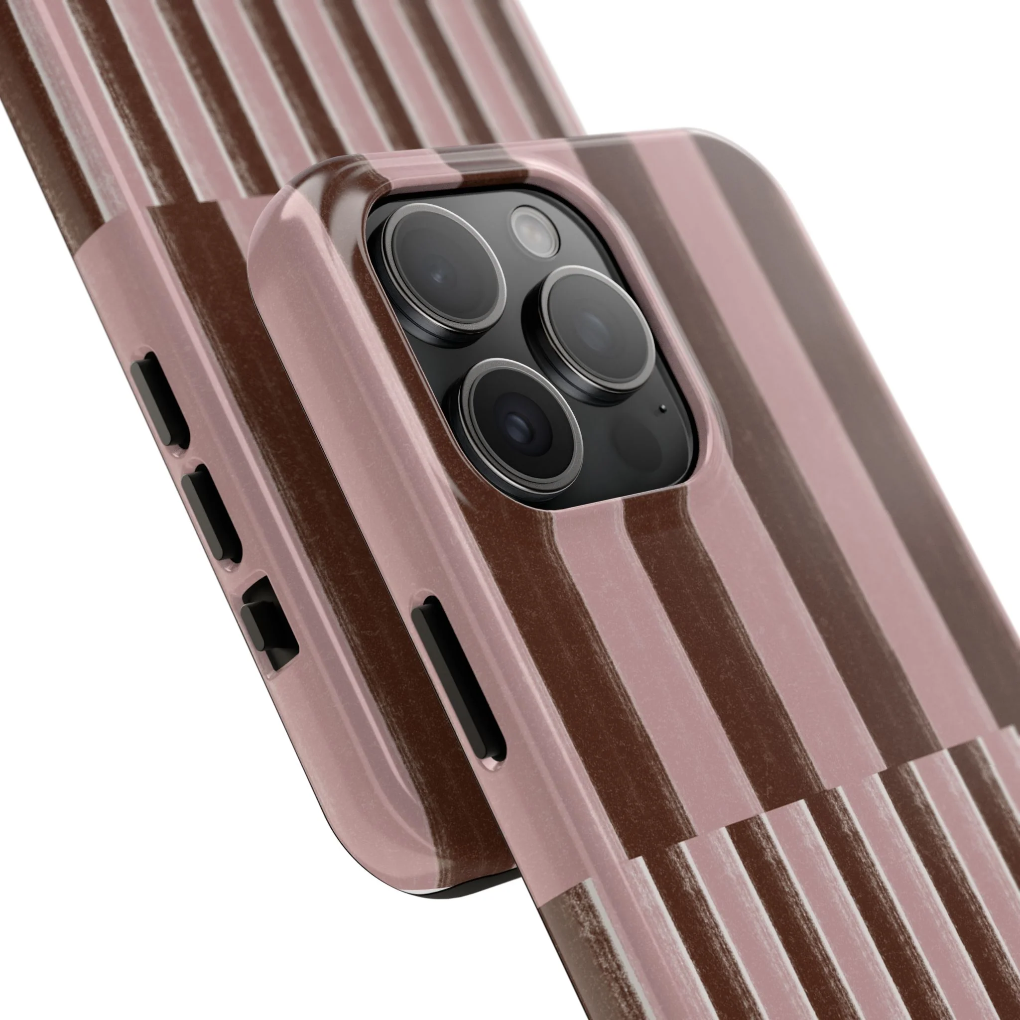February Pink and Brown Phone Case - Image 79