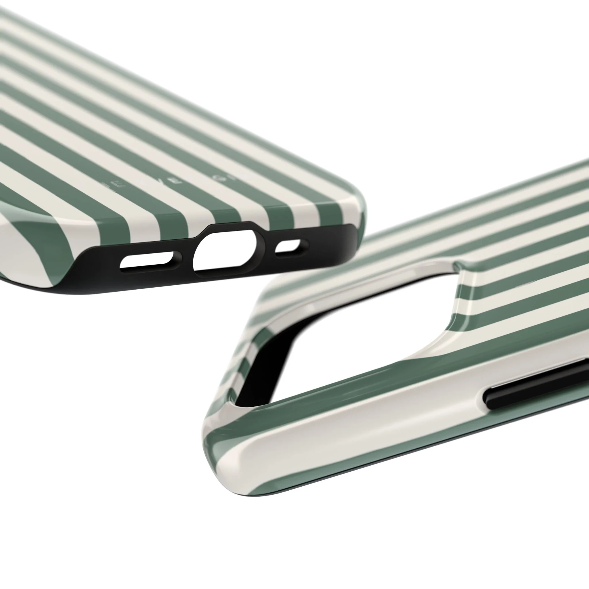 Green Cabana Stripe Phone Case - Image 15