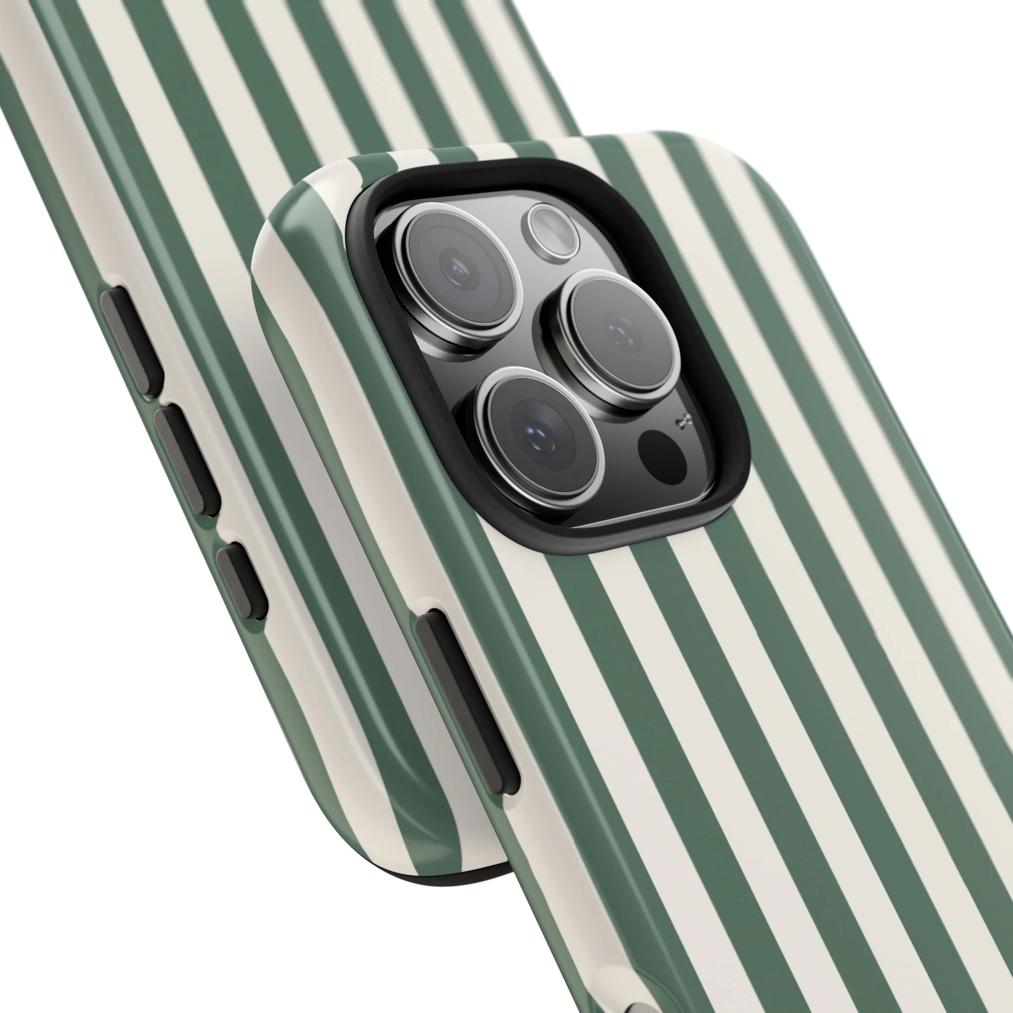 Green Cabana Stripe Phone Case - Image 17