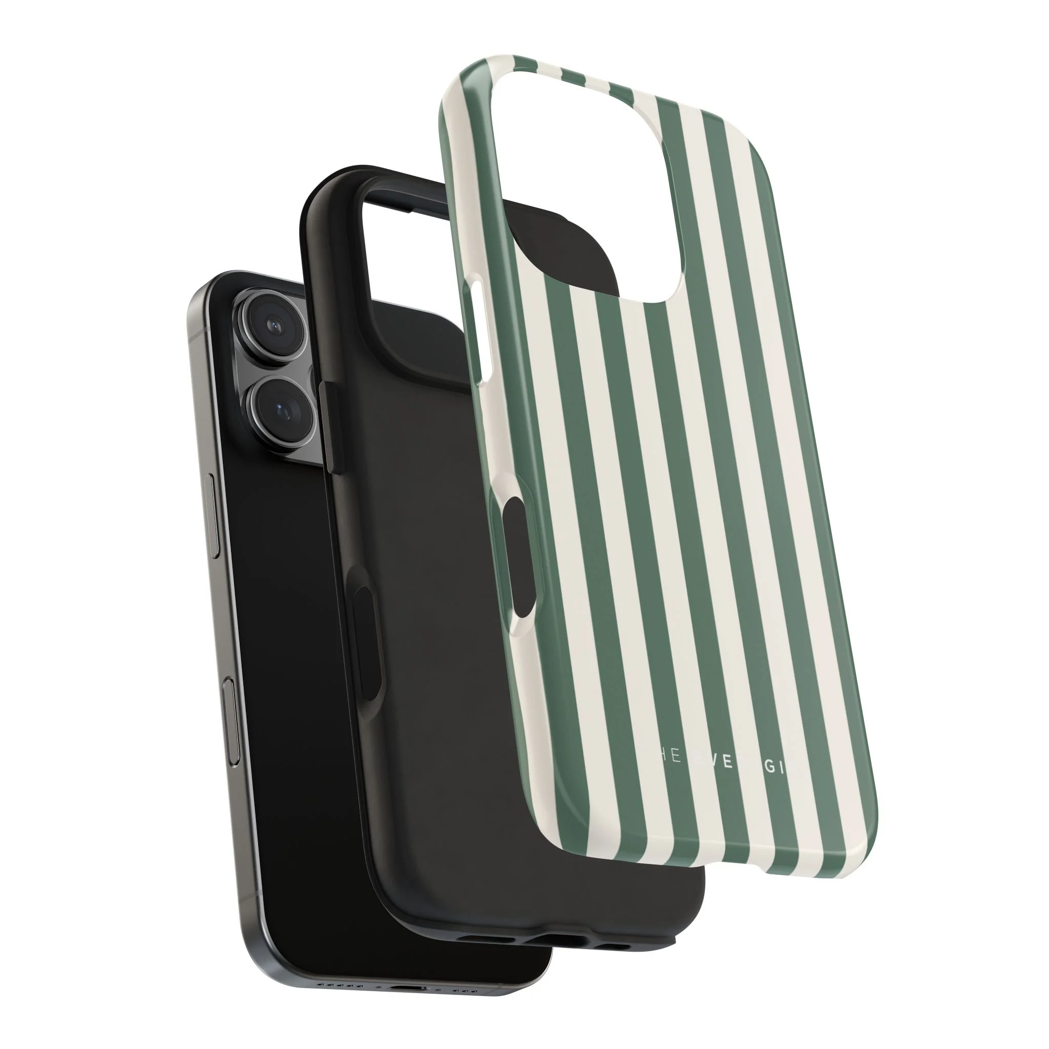 Green Cabana Stripe Phone Case - Image 18