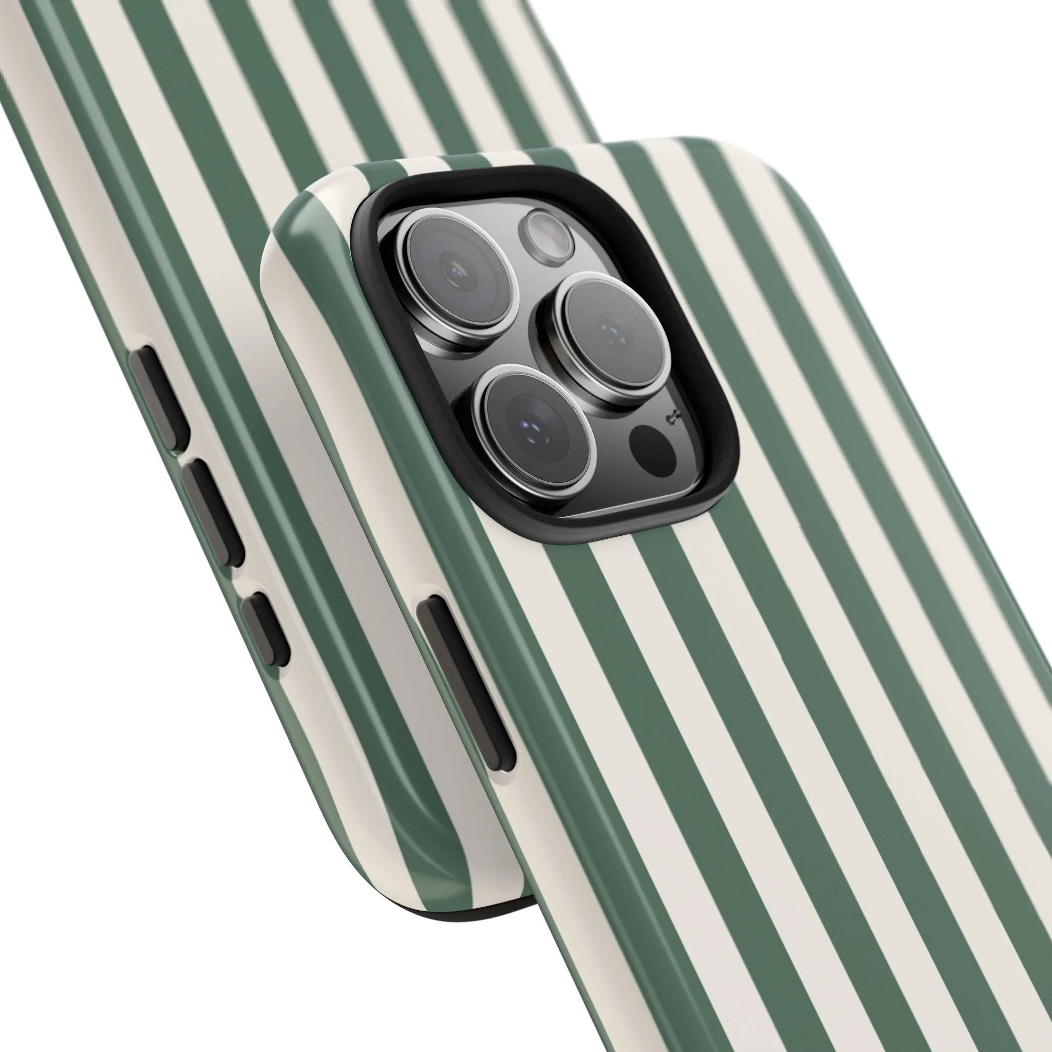 Green Cabana Stripe Phone Case - Image 19