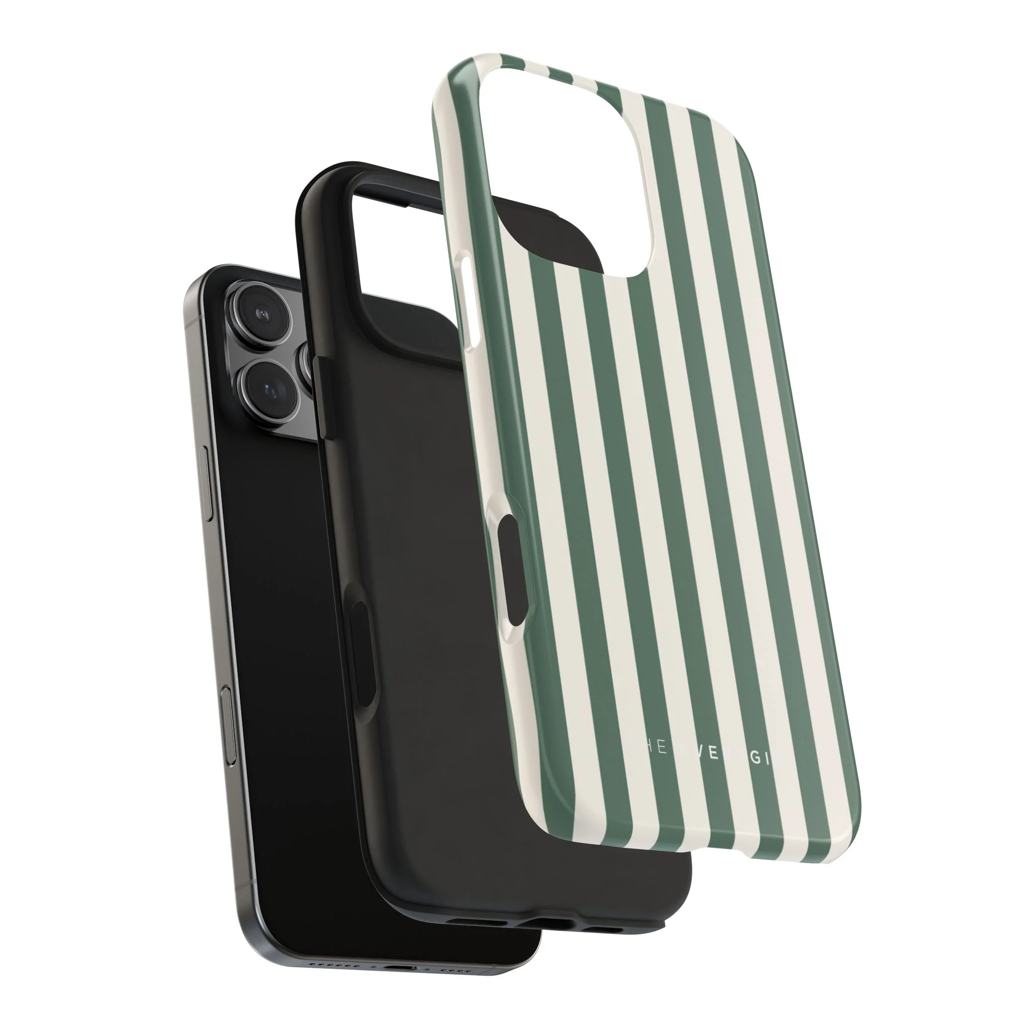 Green Cabana Stripe Phone Case - Image 20