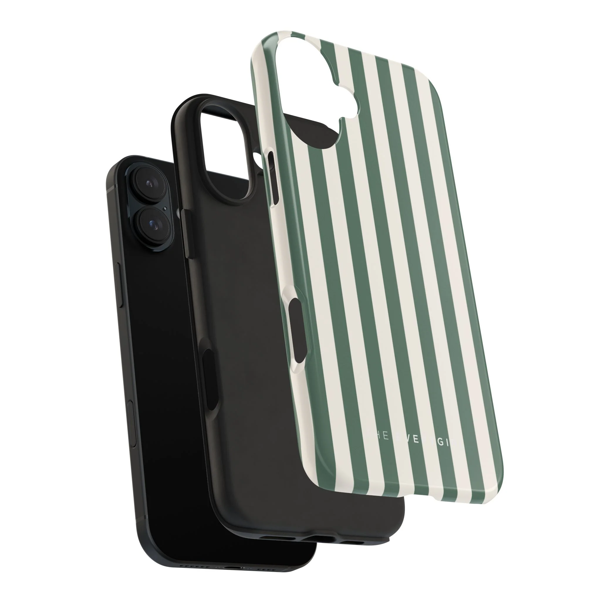 Green Cabana Stripe Phone Case - Image 24