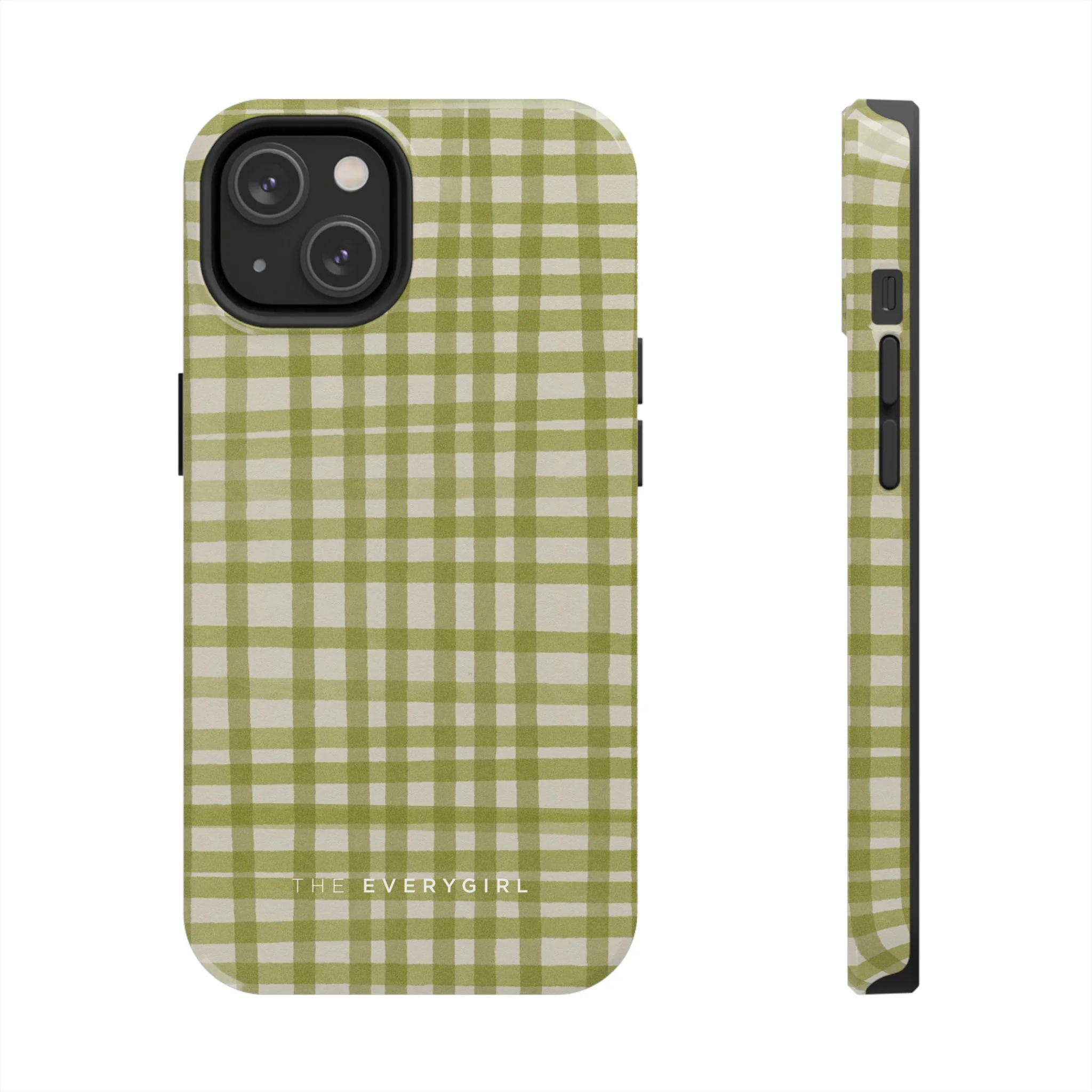 Green Gingham Phone Case - Image 12