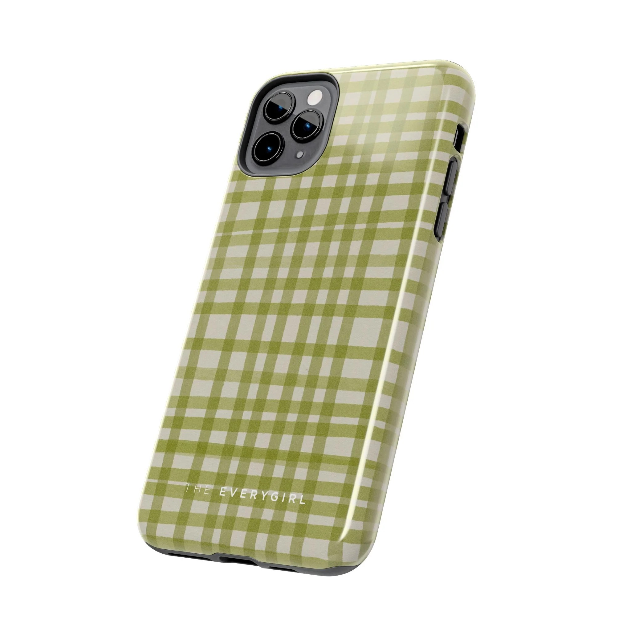 Green Gingham Phone Case - Image 40