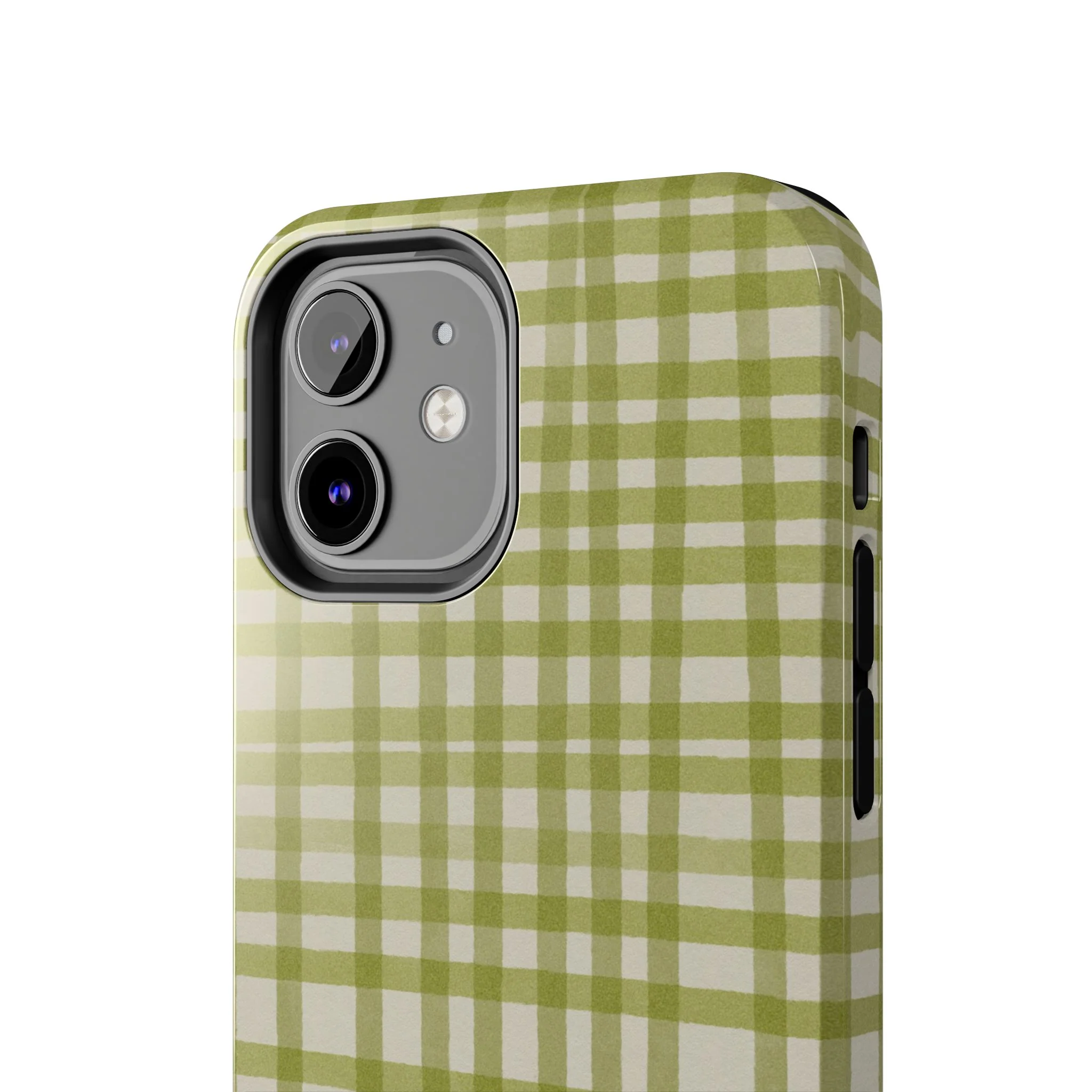 Green Gingham Phone Case - Image 44