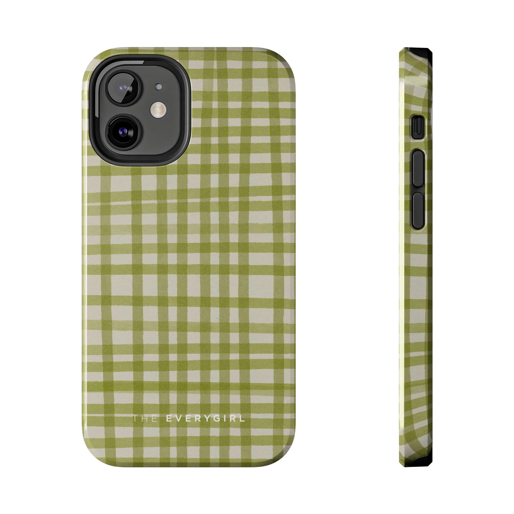 Green Gingham Phone Case - Image 45