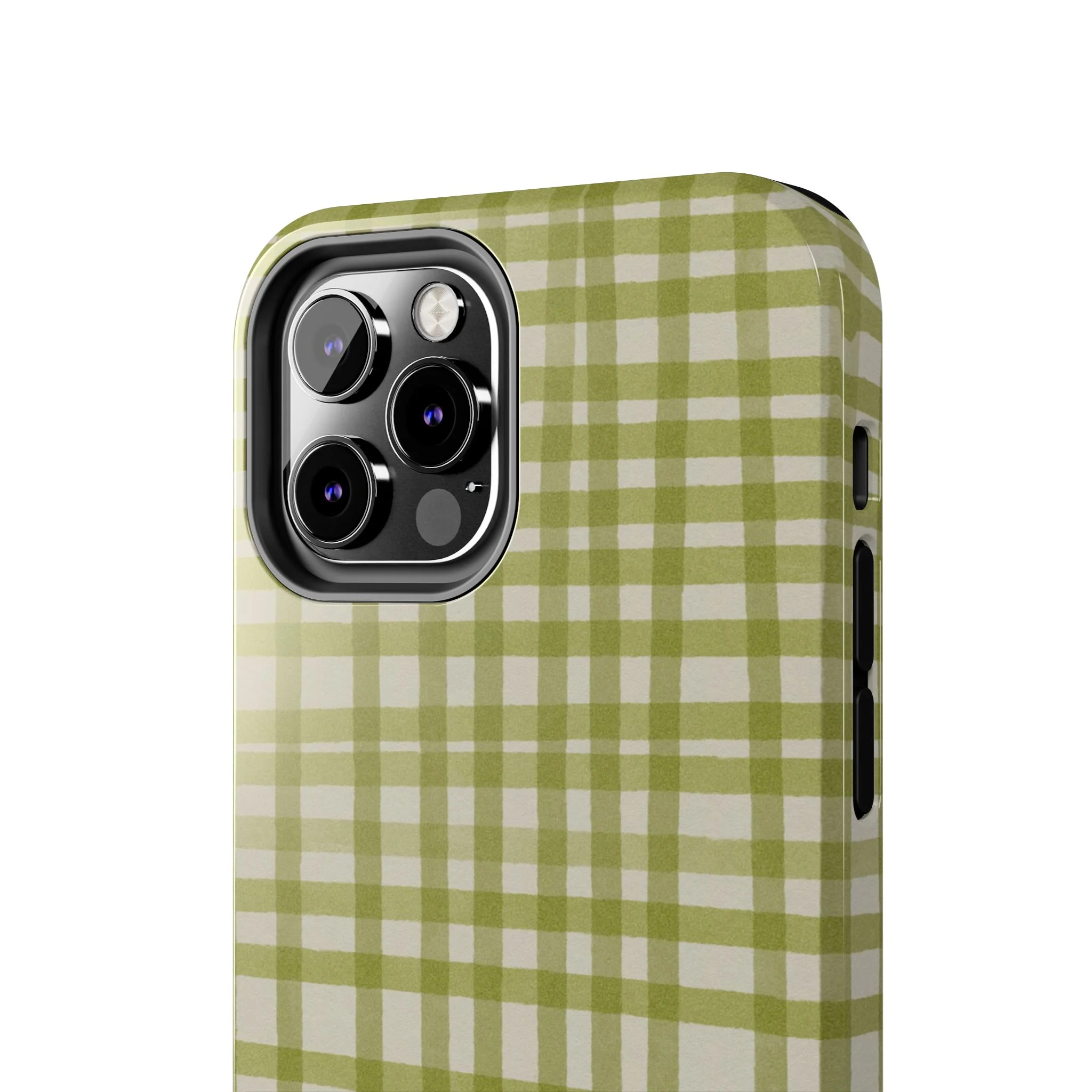 Green Gingham Phone Case - Image 50