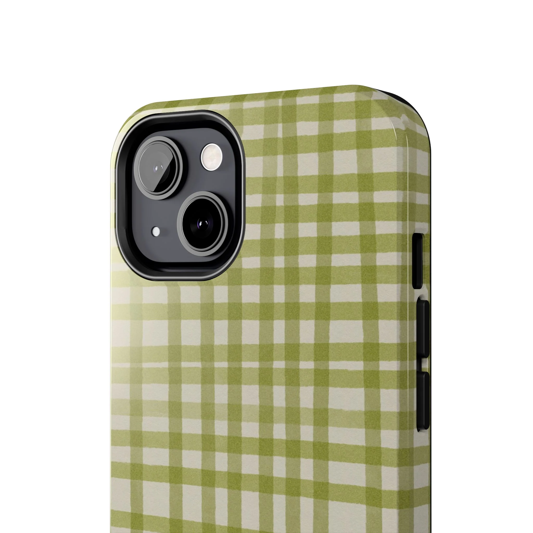 Green Gingham Phone Case - Image 56
