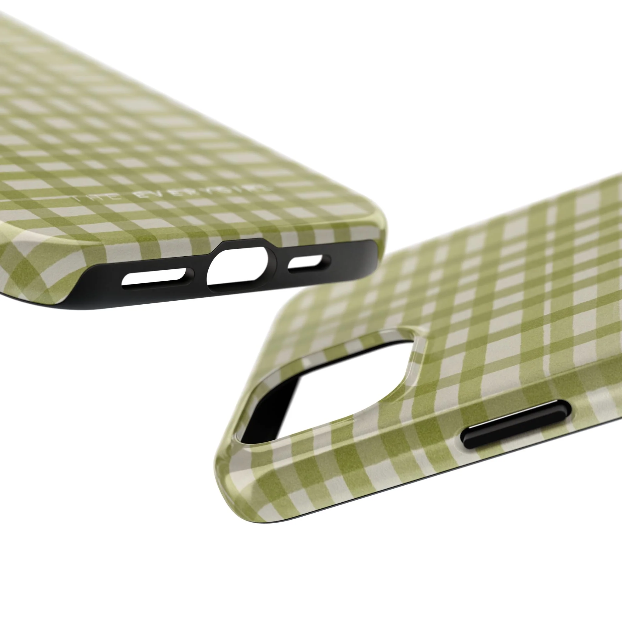 Green Gingham Phone Case - Image 77