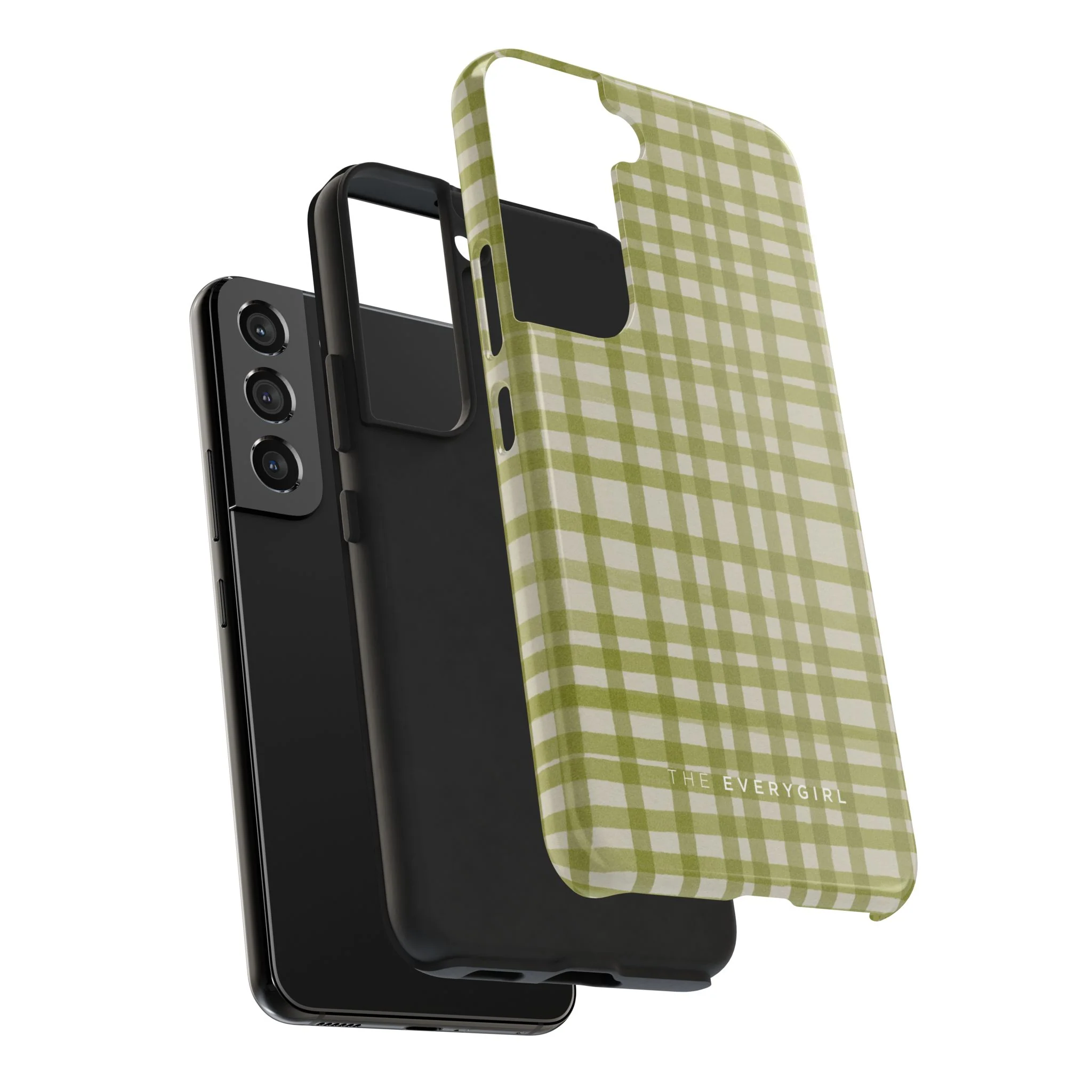 Green Gingham Phone Case - Image 90