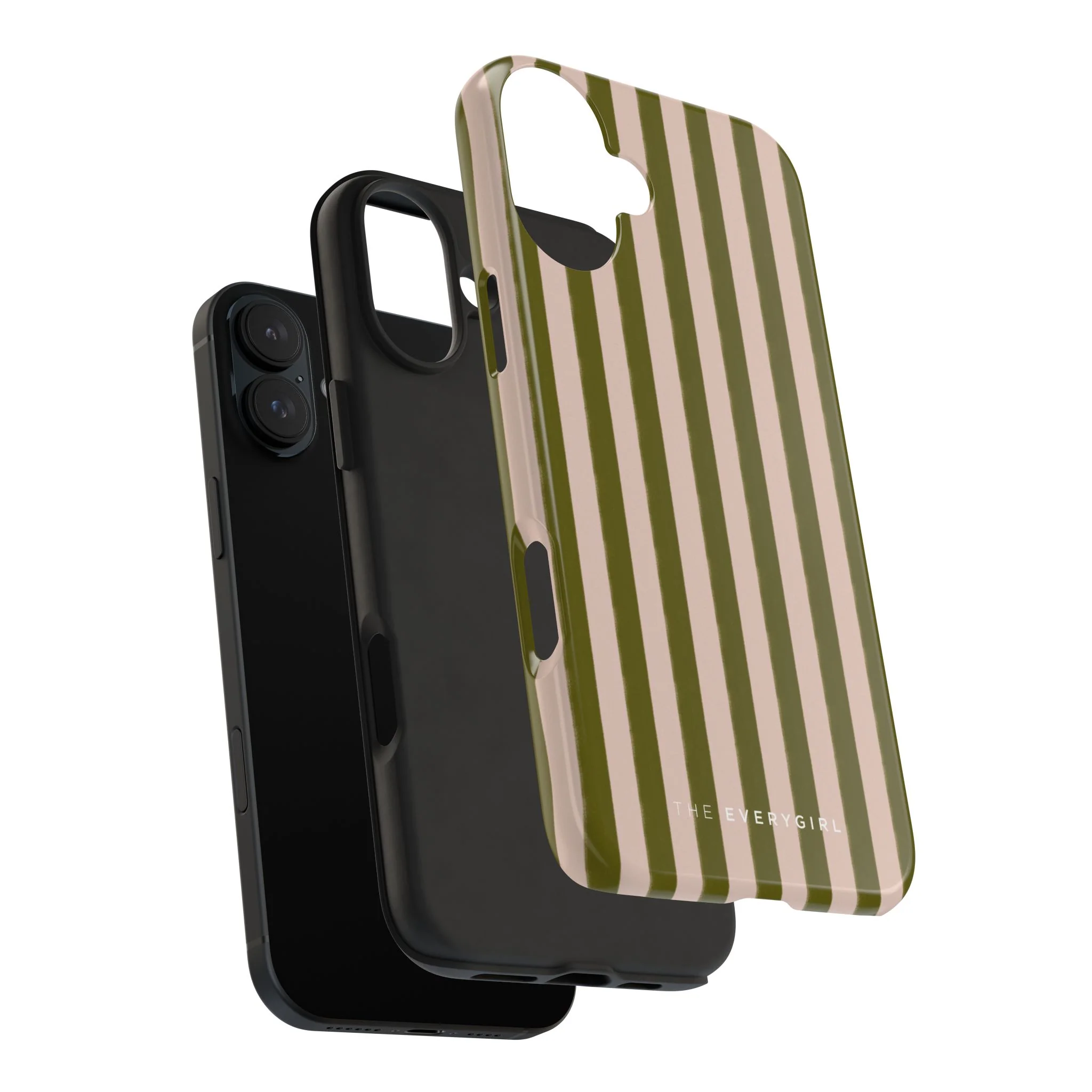 Green & Pink Stripes IPhone Case - Image 111