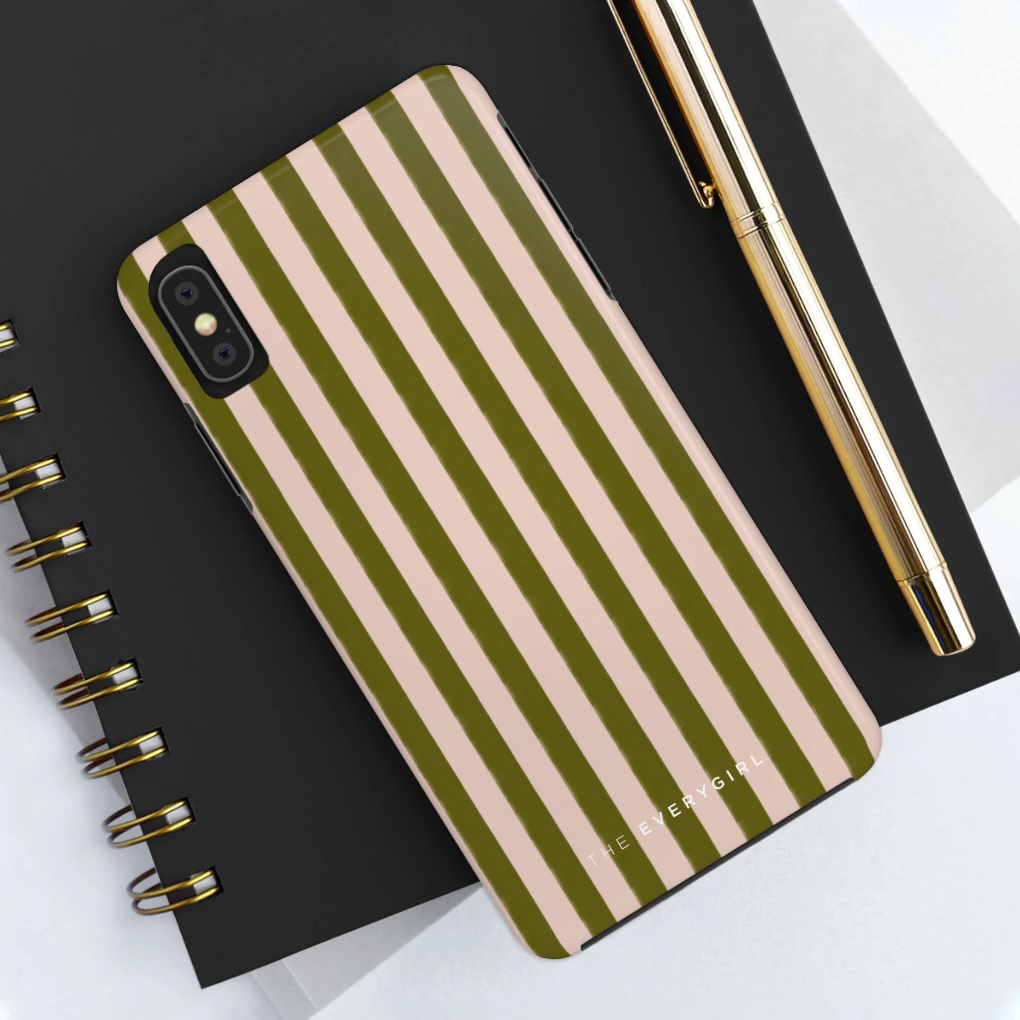 Green & Pink Stripes IPhone Case - Image 42