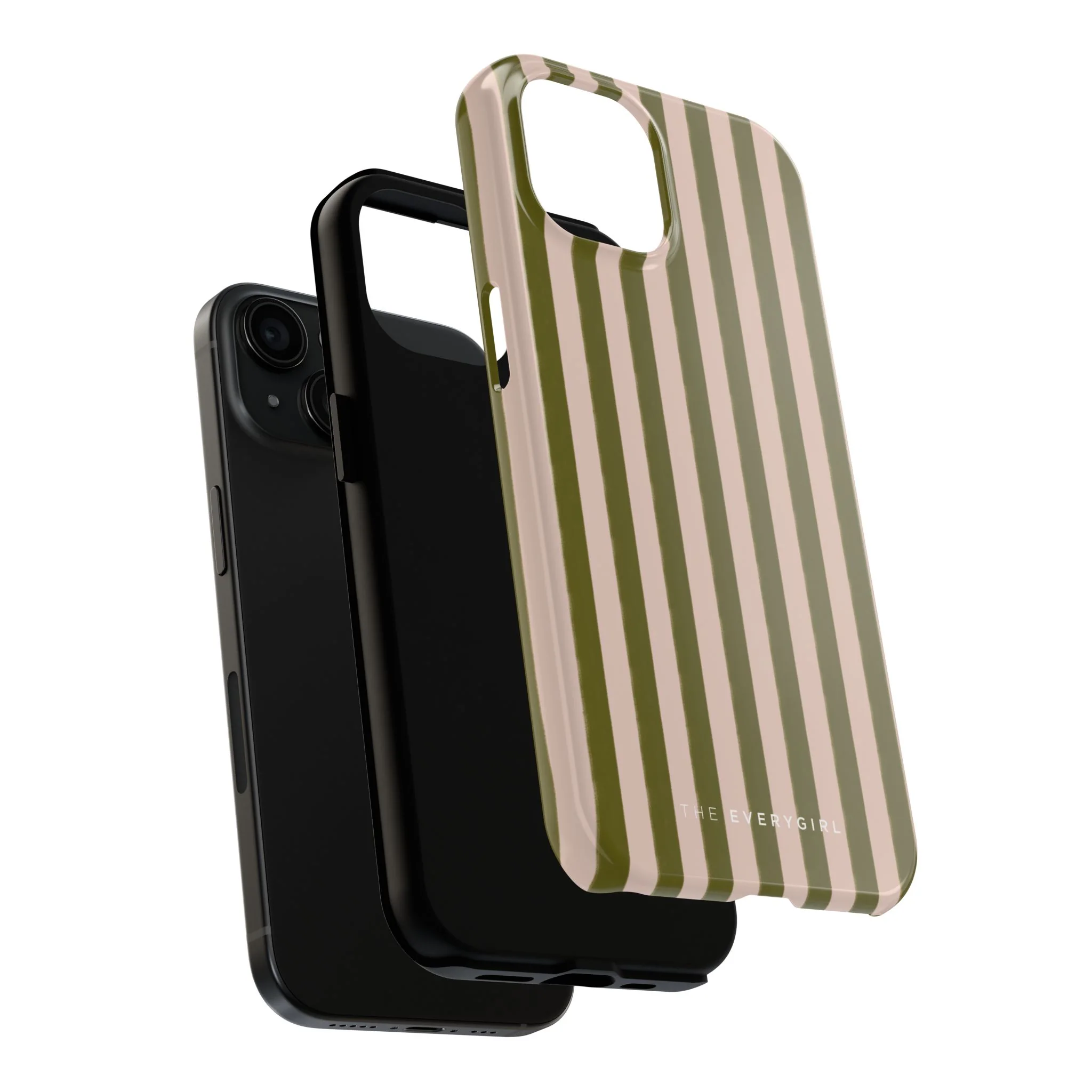 Green & Pink Stripes IPhone Case - Image 82