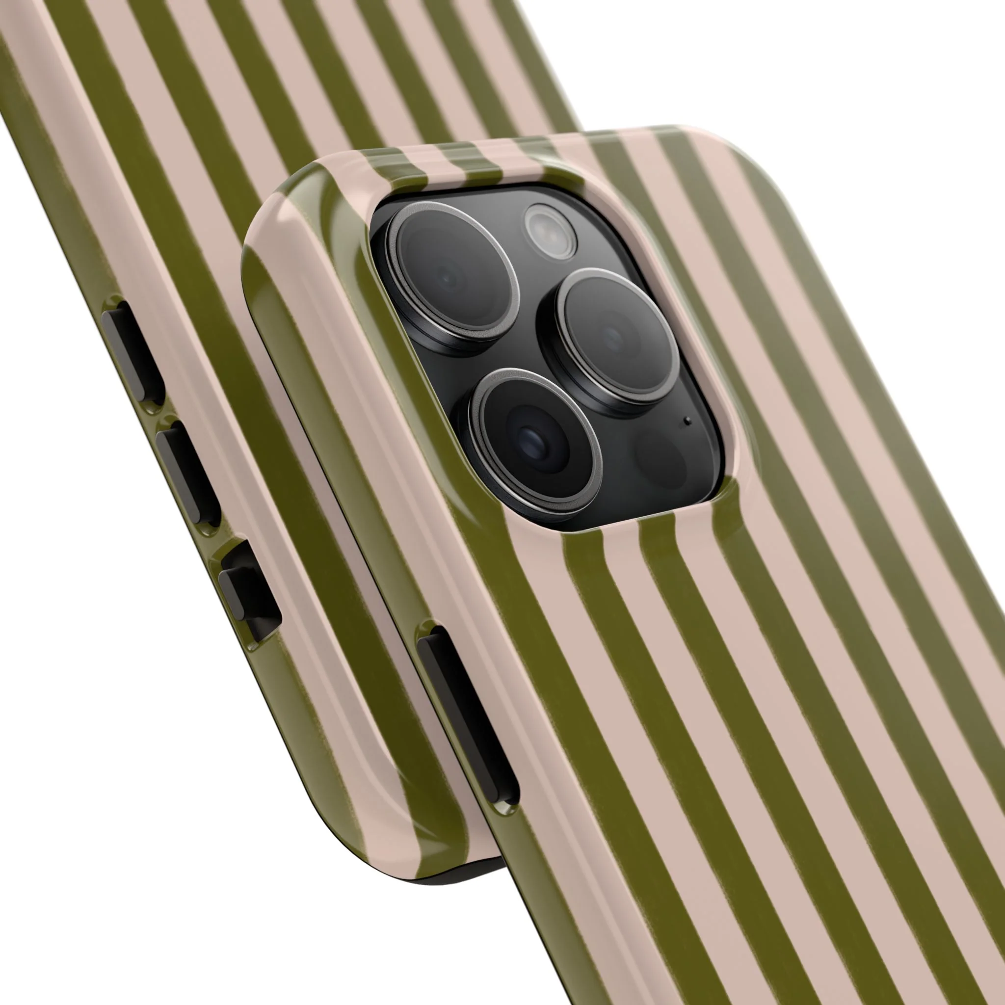 Green & Pink Stripes IPhone Case - Image 83