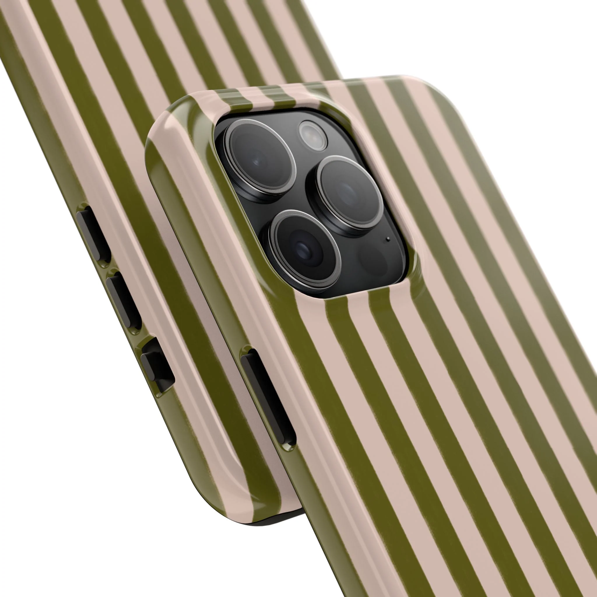 Green & Pink Stripes IPhone Case - Image 89