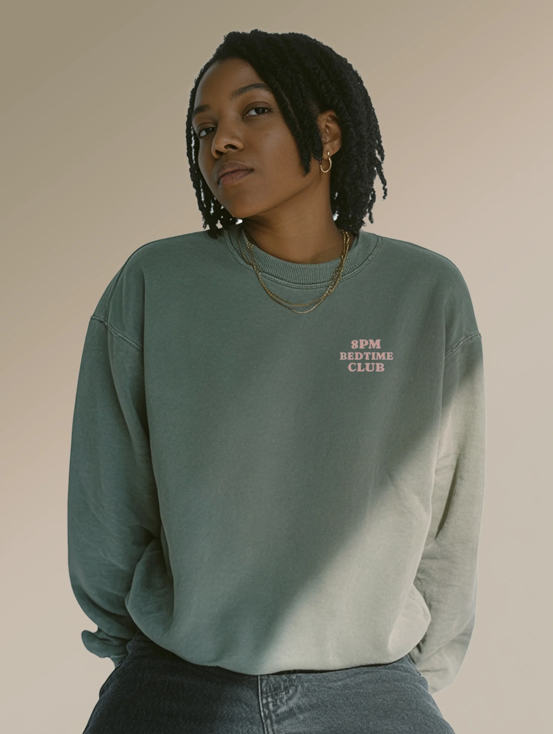 In Bed By 8 Crewneck - Image 9