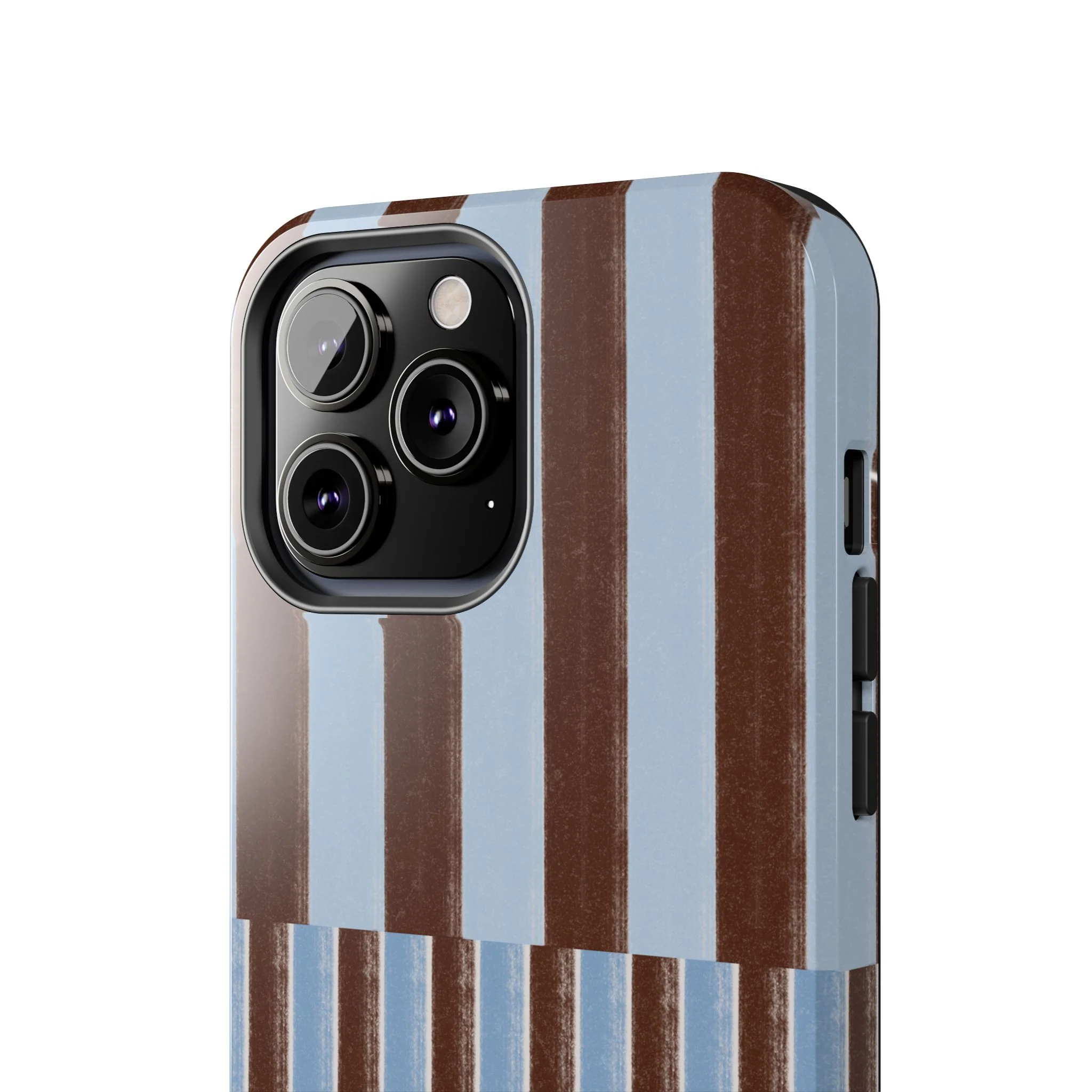 January Blue & Brown Phone Case - Image 65