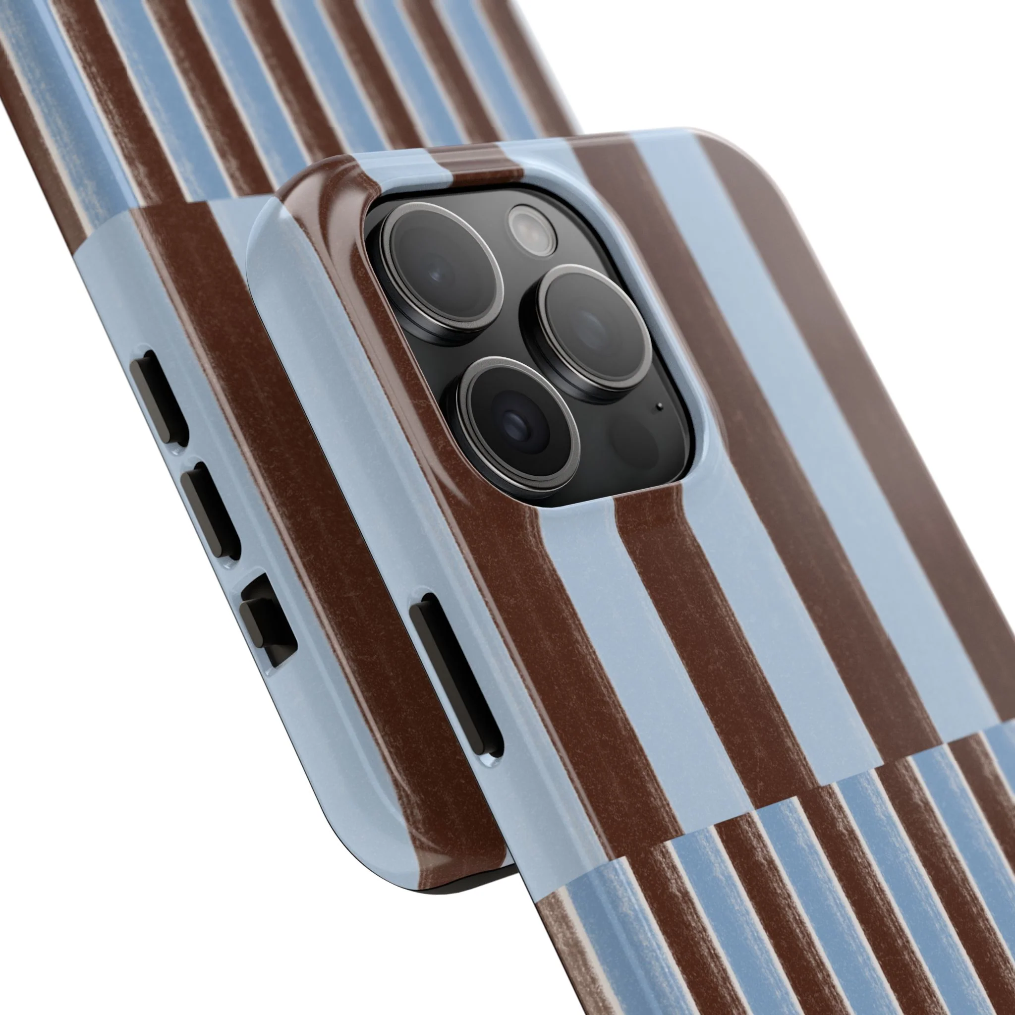 January Blue & Brown Phone Case - Image 79