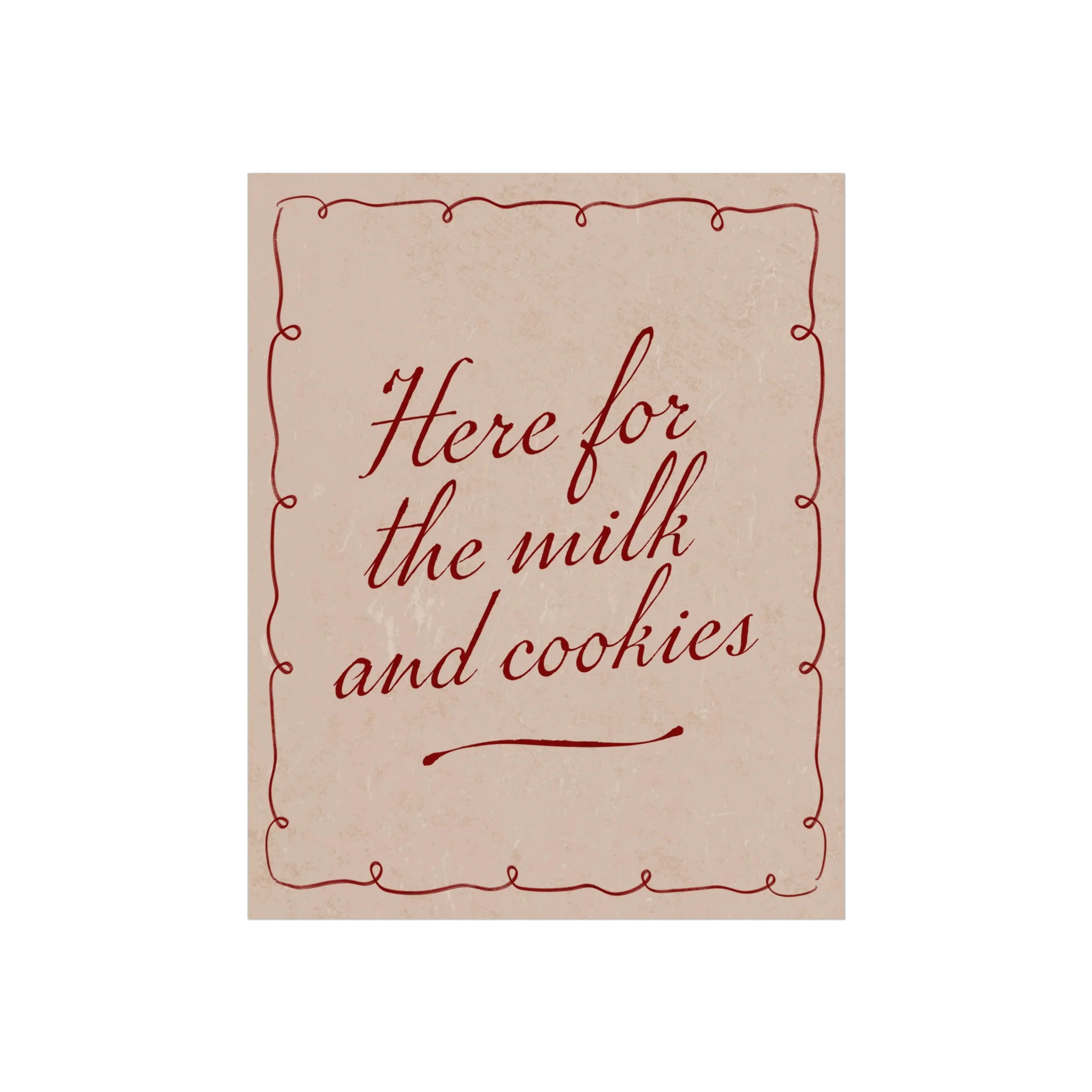 Milk & Cookies Wall Art Print - Image 3
