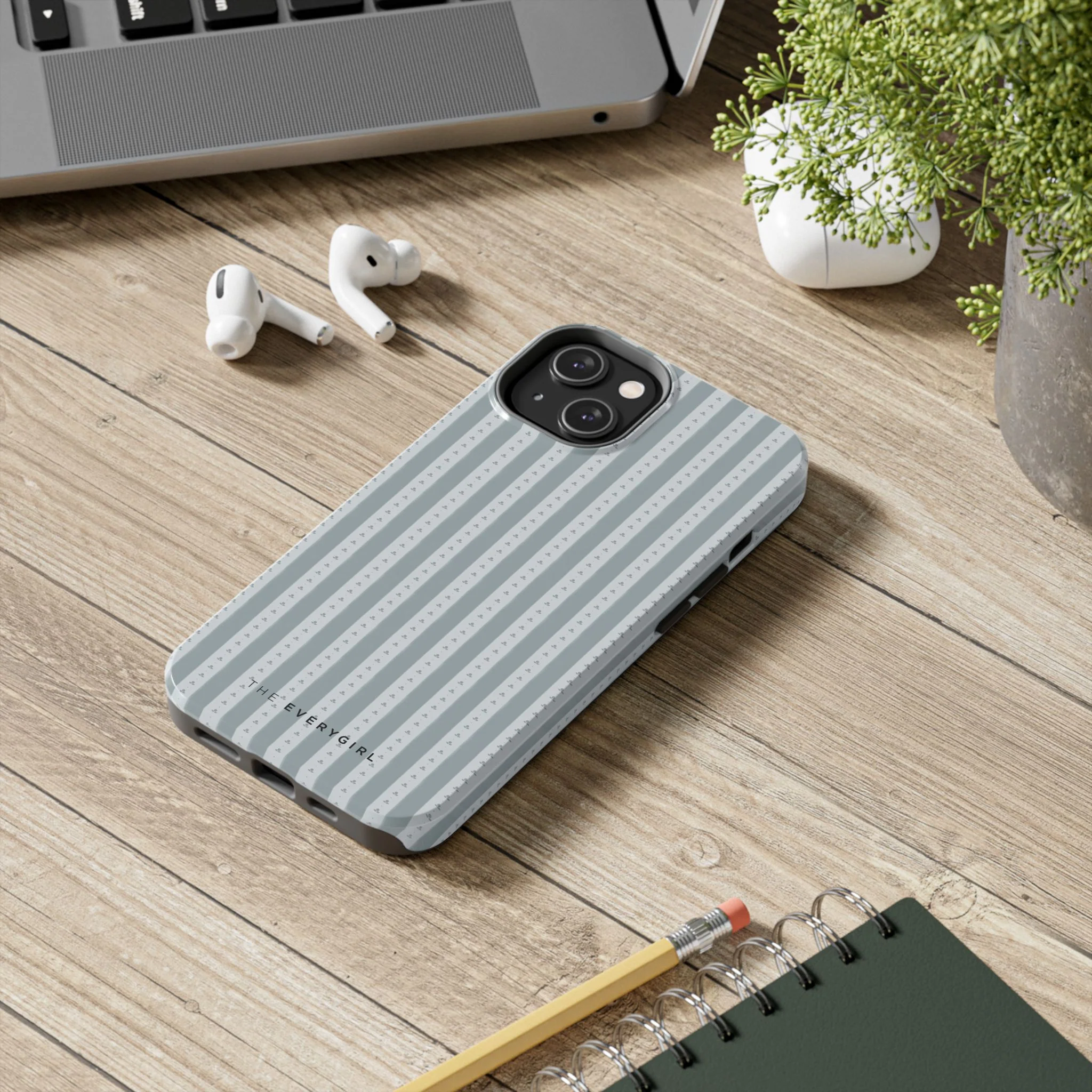 Muted Blue Stripe IPhone Case - Image 76
