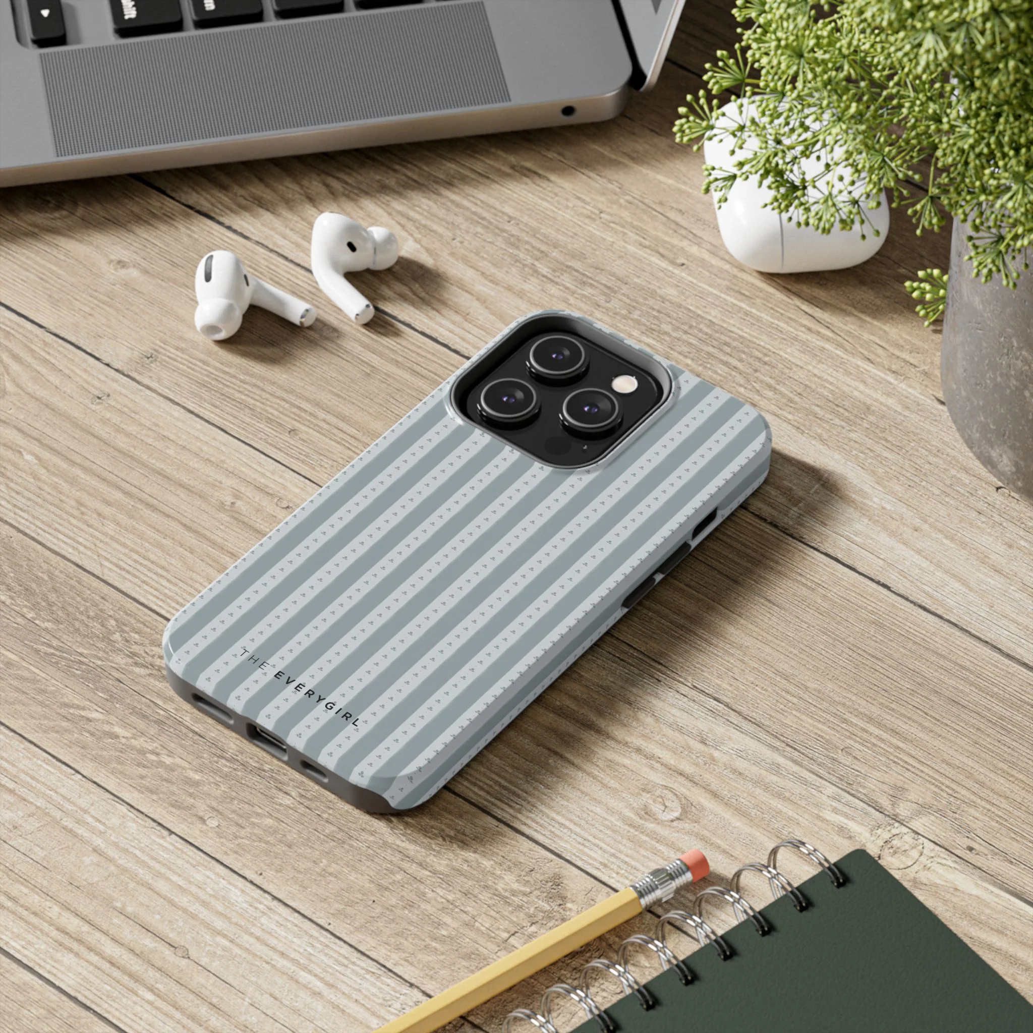 Muted Blue Stripe IPhone Case - Image 77
