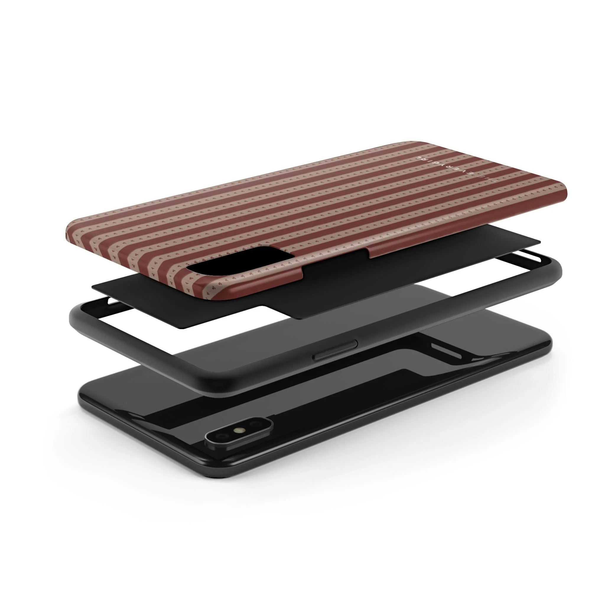 Muted Red Stripe IPhone Case - Image 38