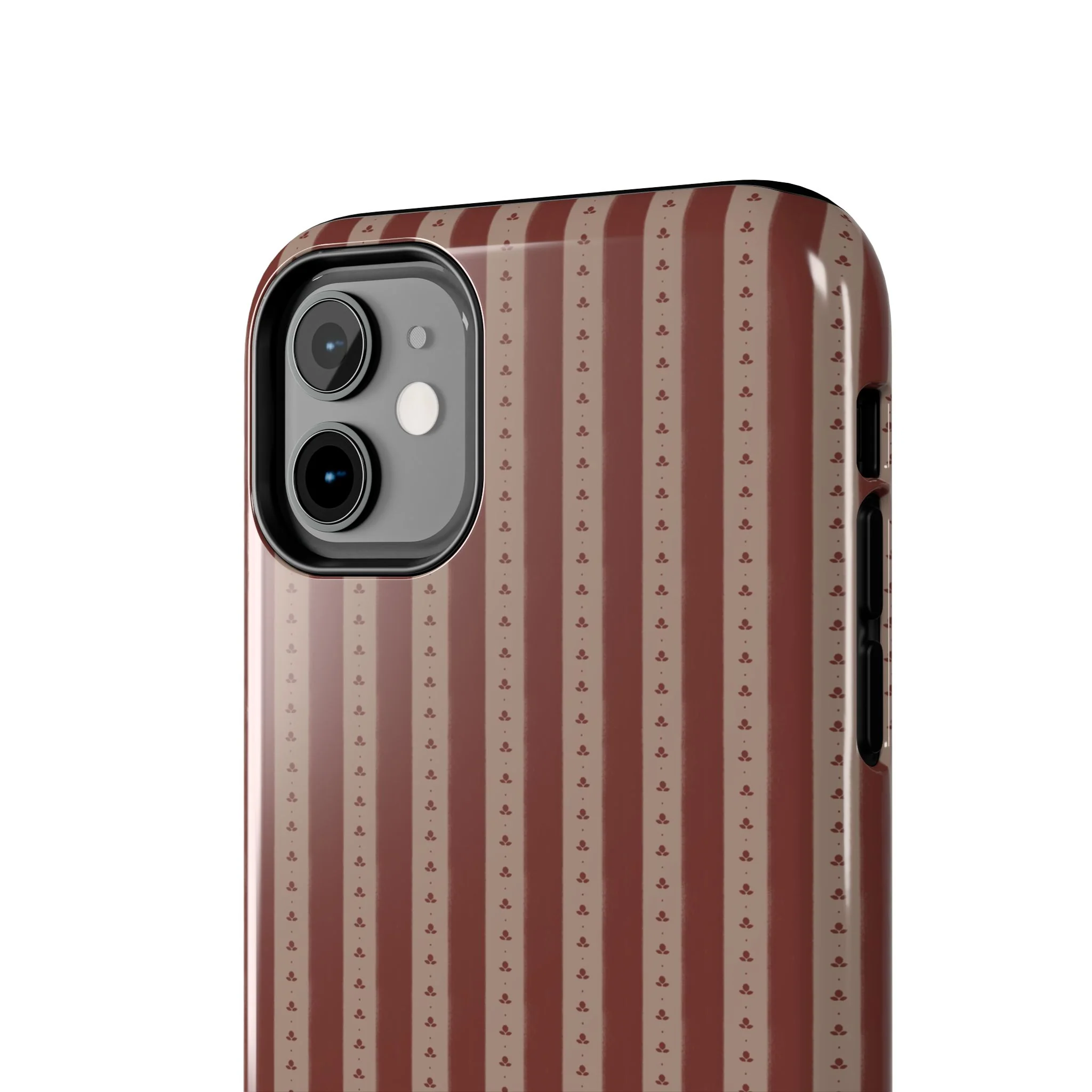 Muted Red Stripe IPhone Case - Image 43