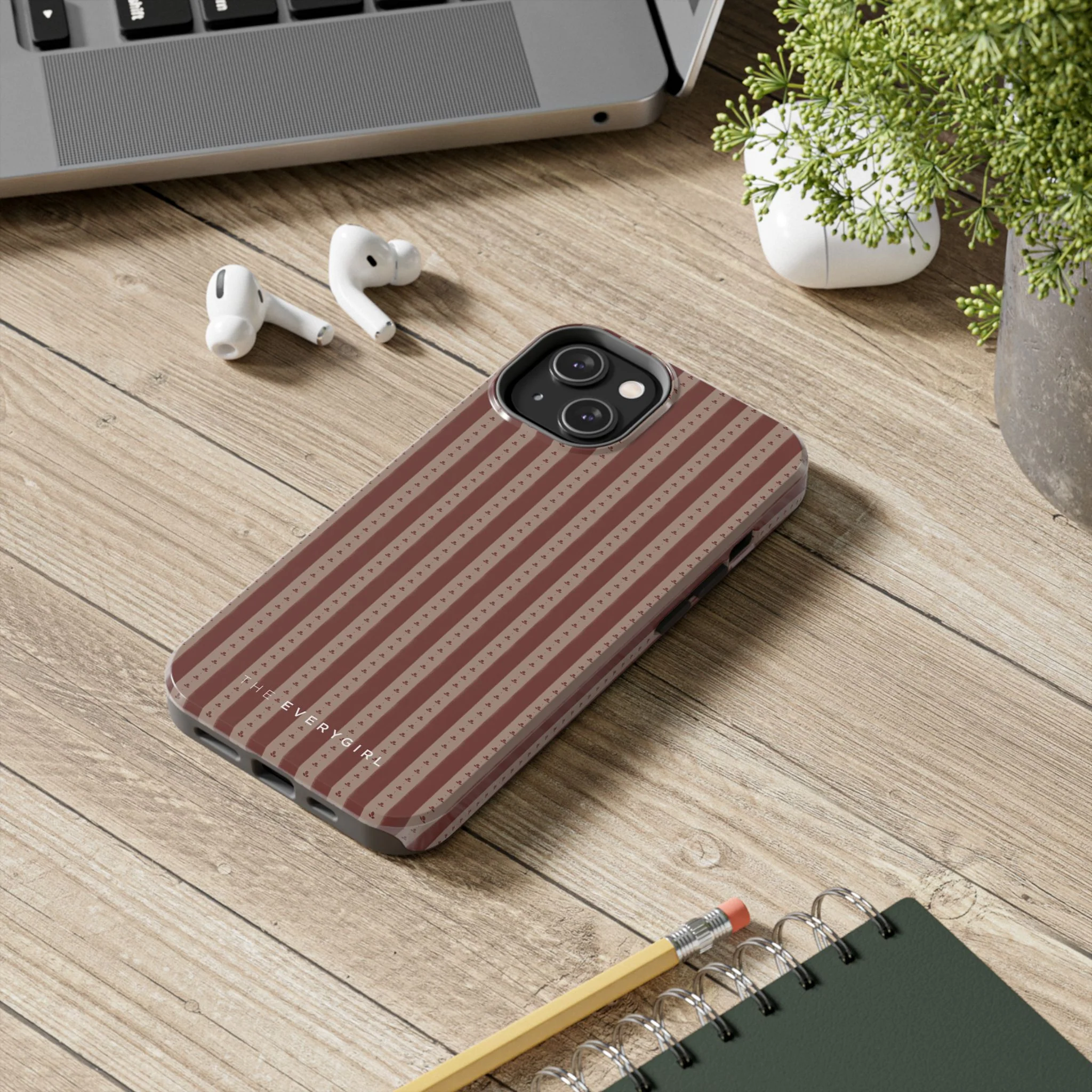 Muted Red Stripe IPhone Case - Image 74