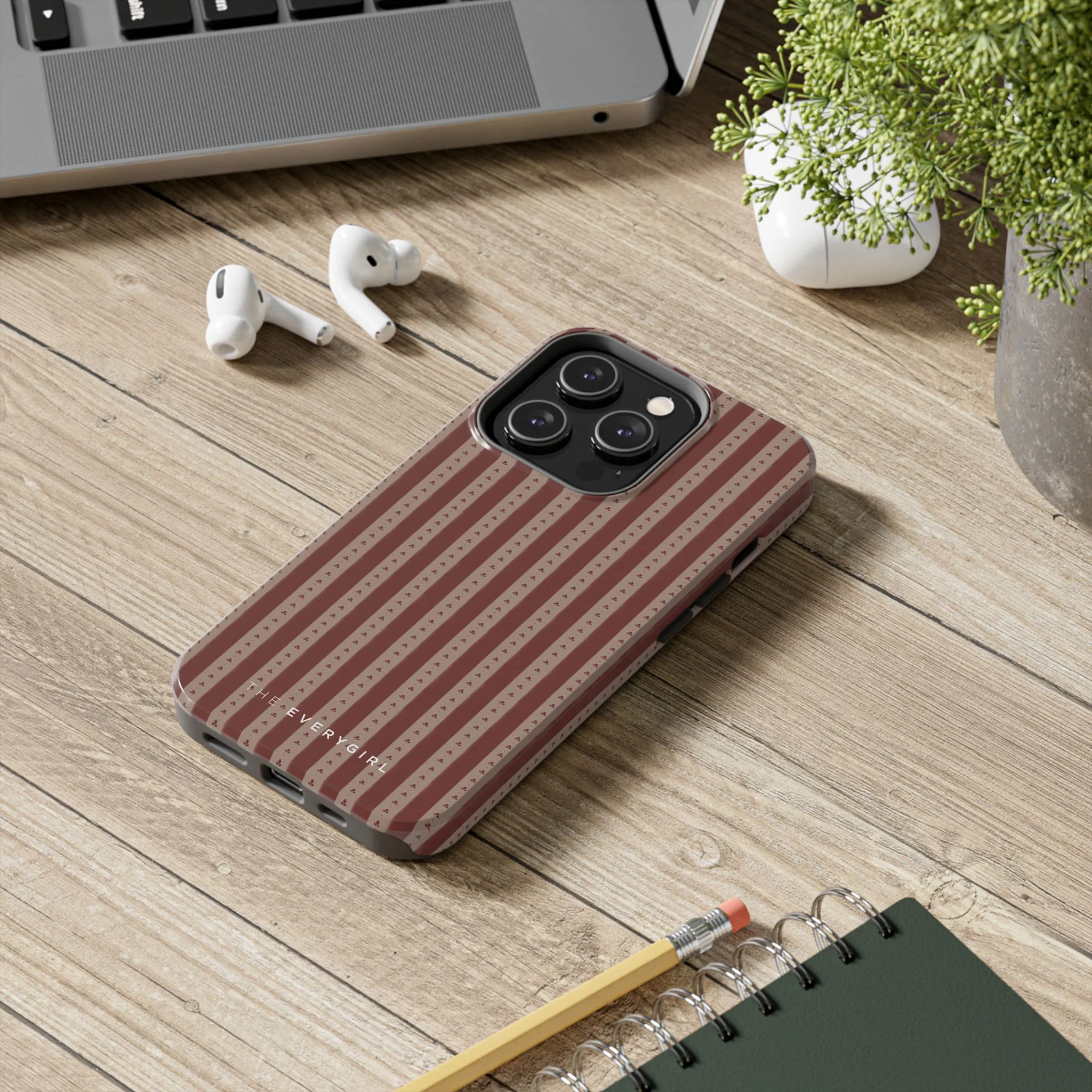 Muted Red Stripe IPhone Case - Image 75
